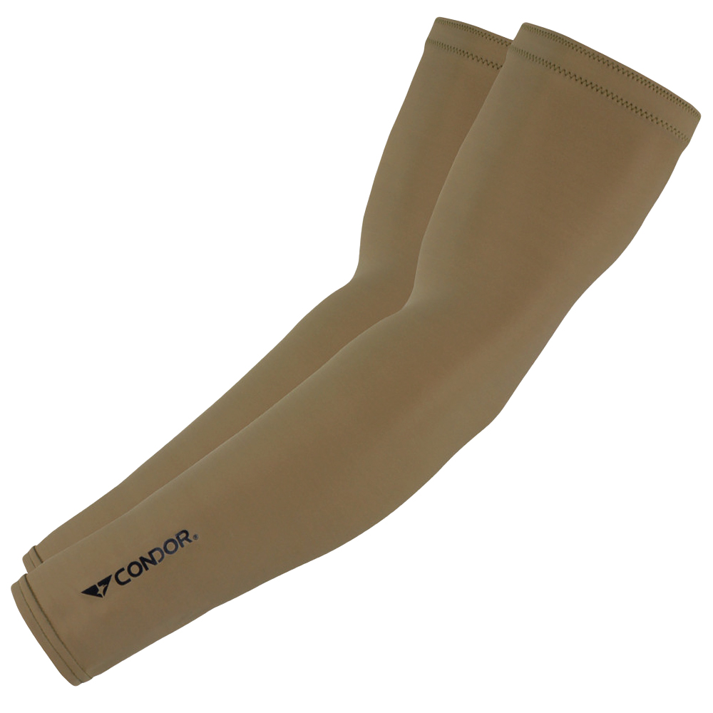 Condor Arm Sleeves Mens Breathable Sun Protection Outdoor Running Tan