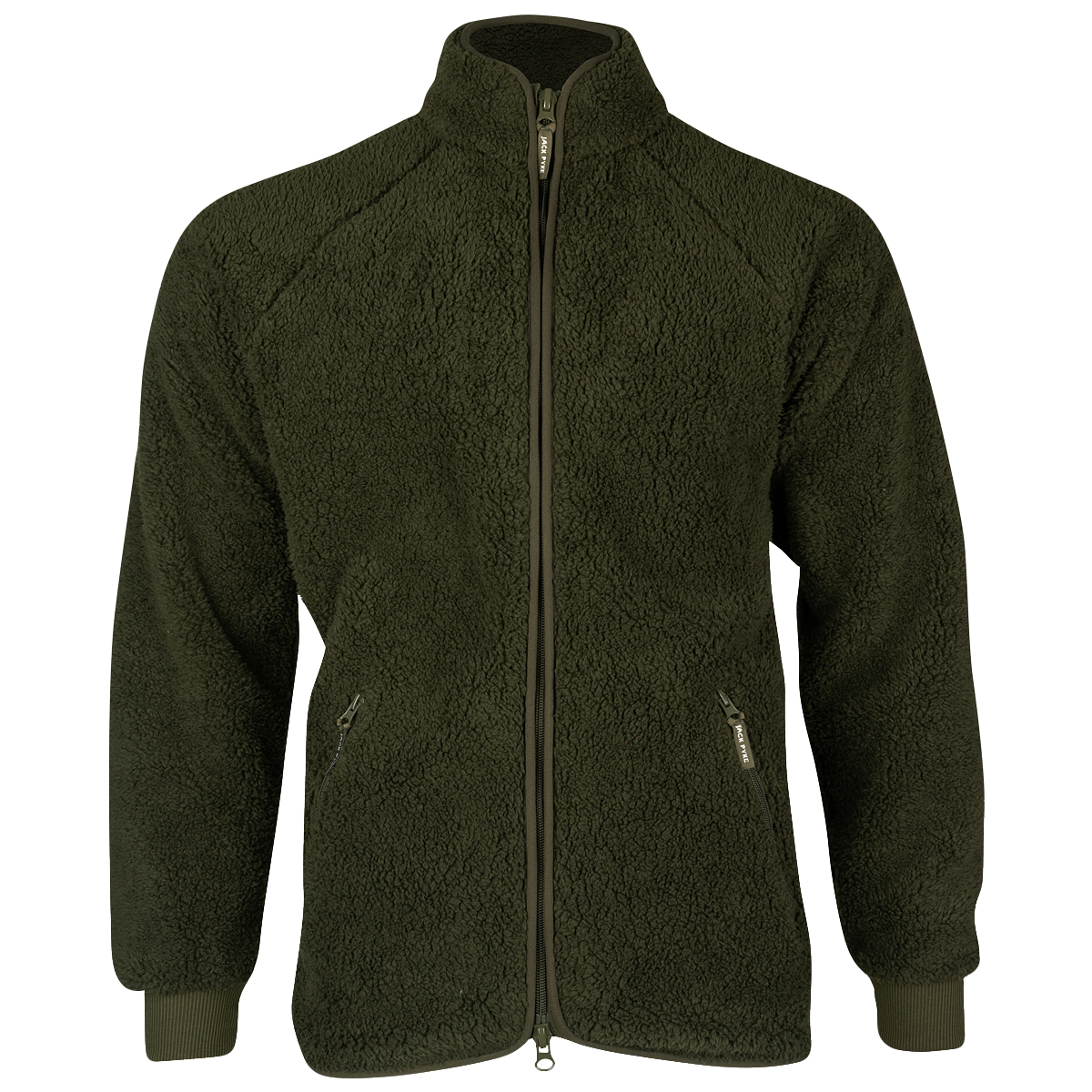 Forro polar Jack Pyke Sherpa Hombre Caza Camping Verde aceituna oscuro - Imagen 2 de 7