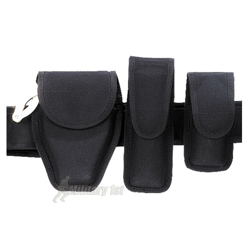 SECURITY MILITARY GUARD POLICE PATROL MOD PRISON UTILITY KIT DUTY BELT ...