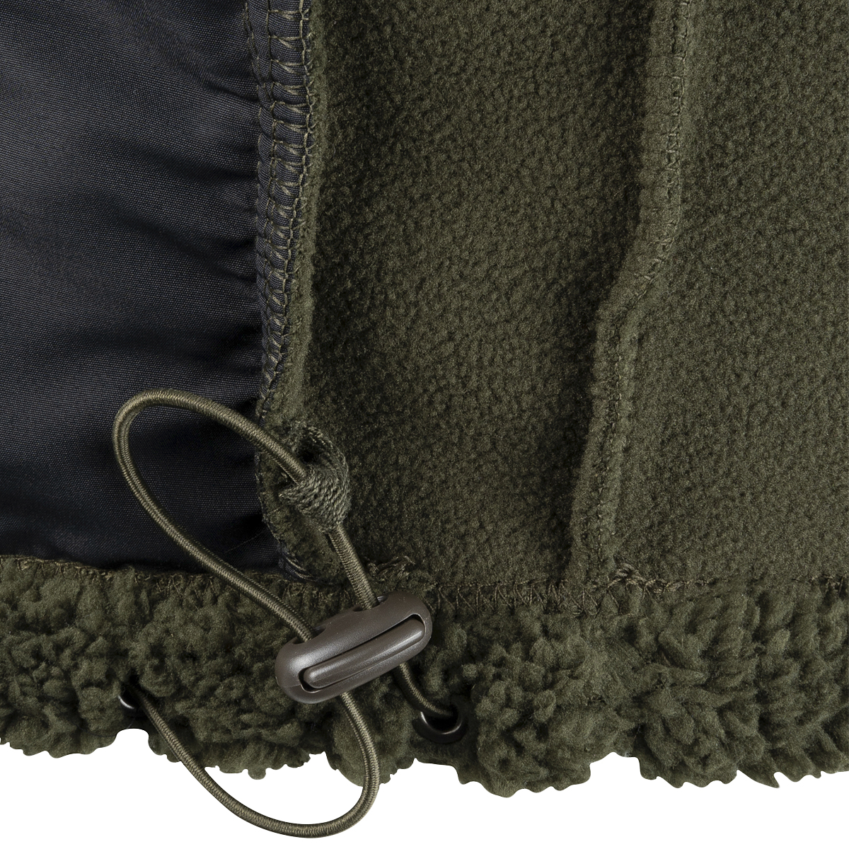 Jack Pyke Veste sans manches en polaire Sherpa Homme Chaud vert olive foncé