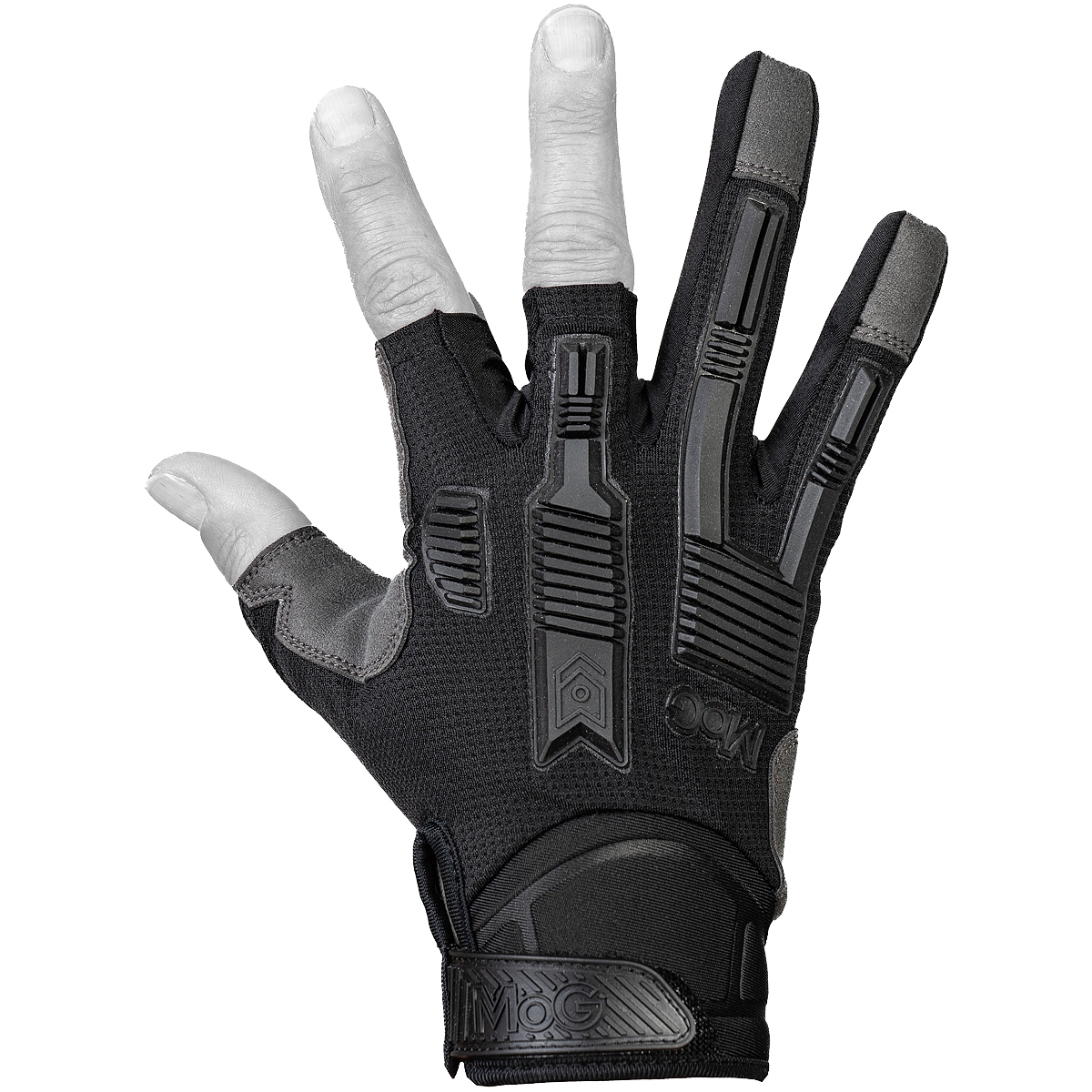 MoG Target High Abrasion ErgoShield Trivium Gloves Mens Semi Black