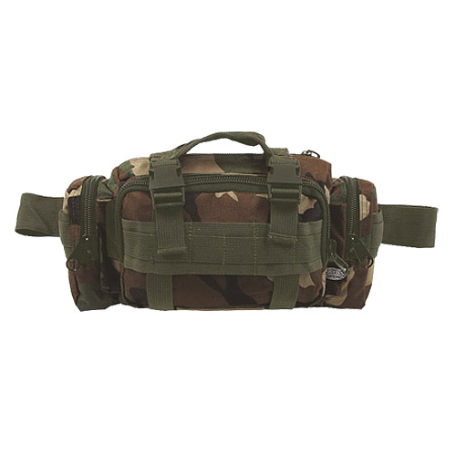 MILITARY WAIST HIP PACK SHOULDER BAG 7 POCKETS HIKING TRAVELLING ...