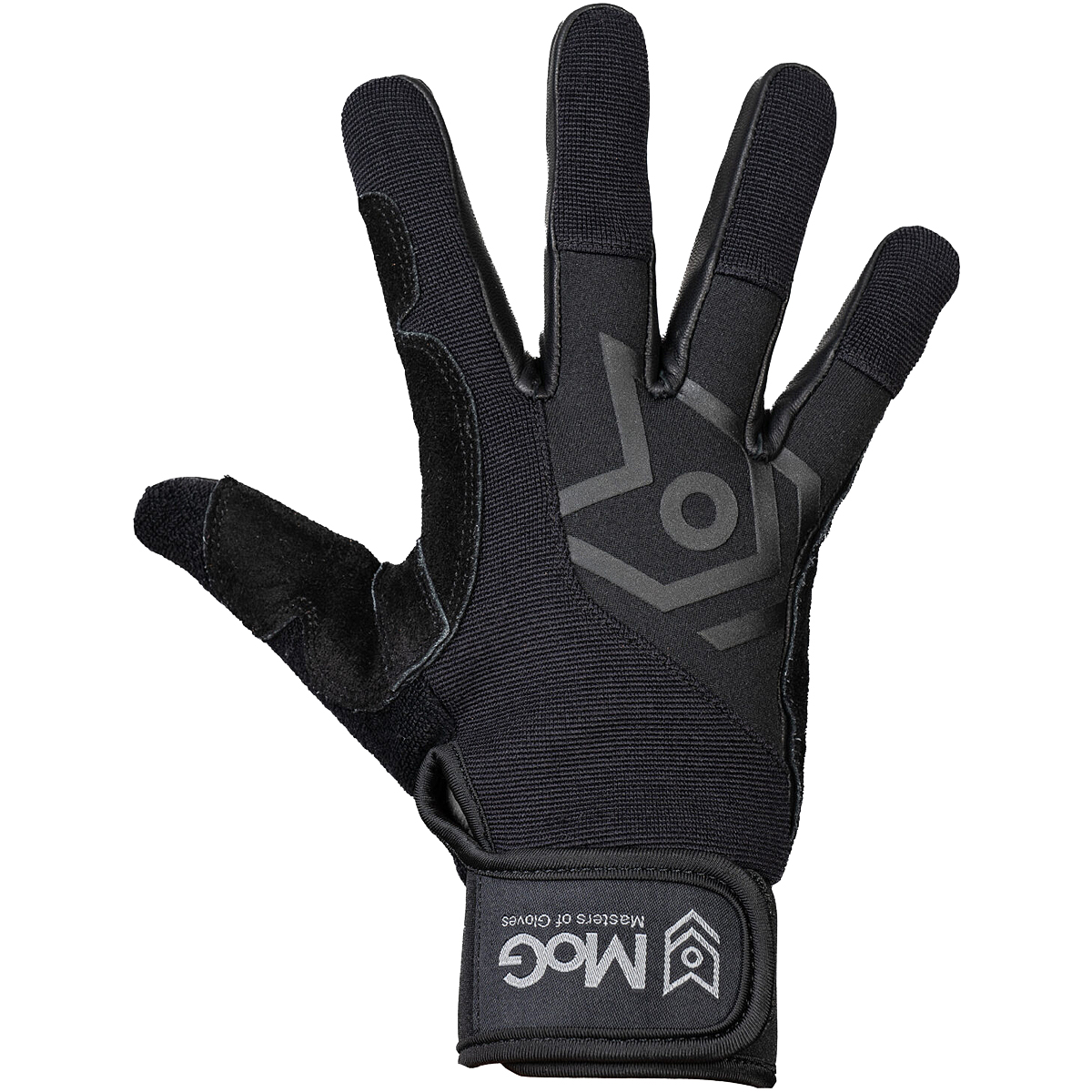 MoG Abseil/Rappel Gloves Mens Climbing Rope Rescue Military Black