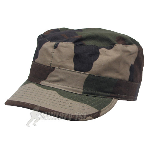 thumbnail image 2 of Genuine Romanian Army M93 Field Cap – Leaf Camo, Men's BDU Hat, New 2 of 6