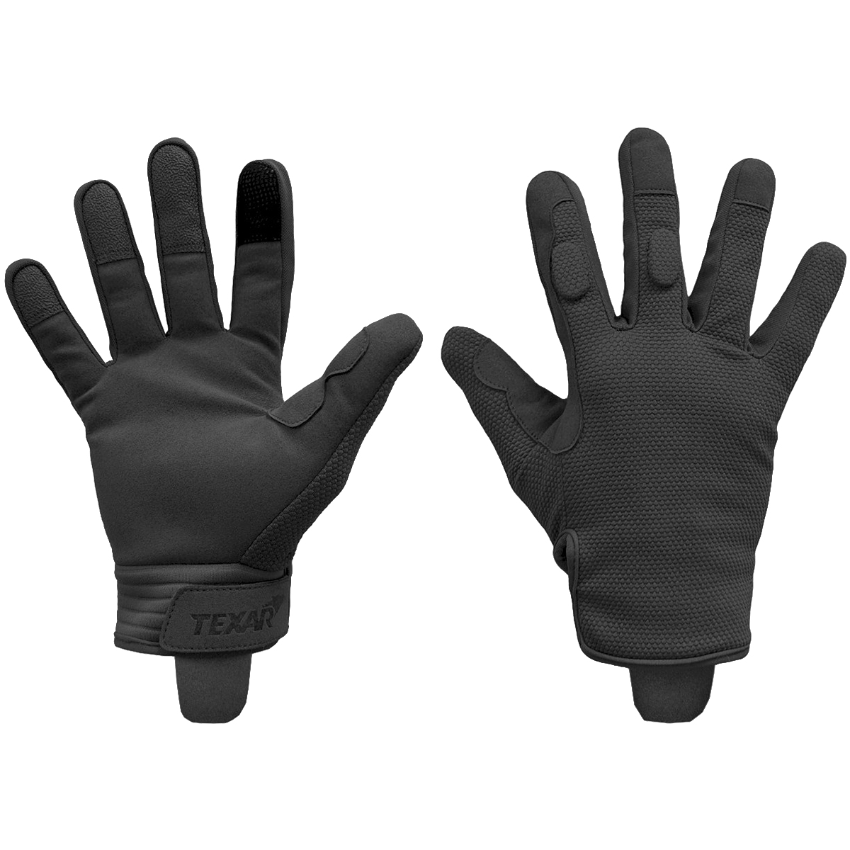 Guantes Texar HRS Hombre Compatibleconpantallatáctil Duradero Negro - Imagen 2 de 5