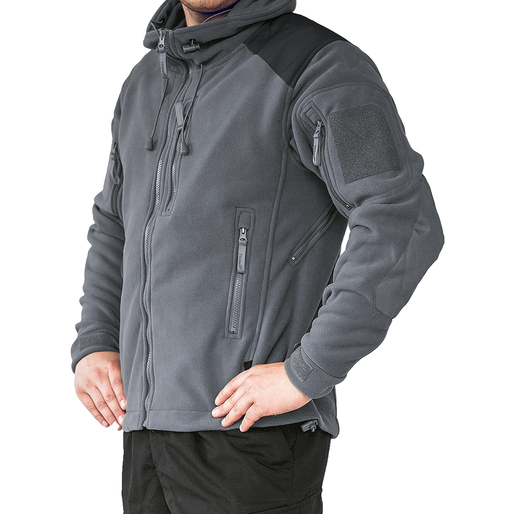 Texar Husky Fleecekapuzenjacke Herren Jacke Mantel Warm Militär