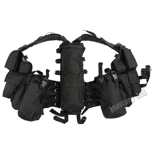 SOUTH AFRICAN ARMY TACTICAL COMBAT ASSAULT PATROL AIRSOFT MILITARY VEST WEBBING - Picture 4 of 12