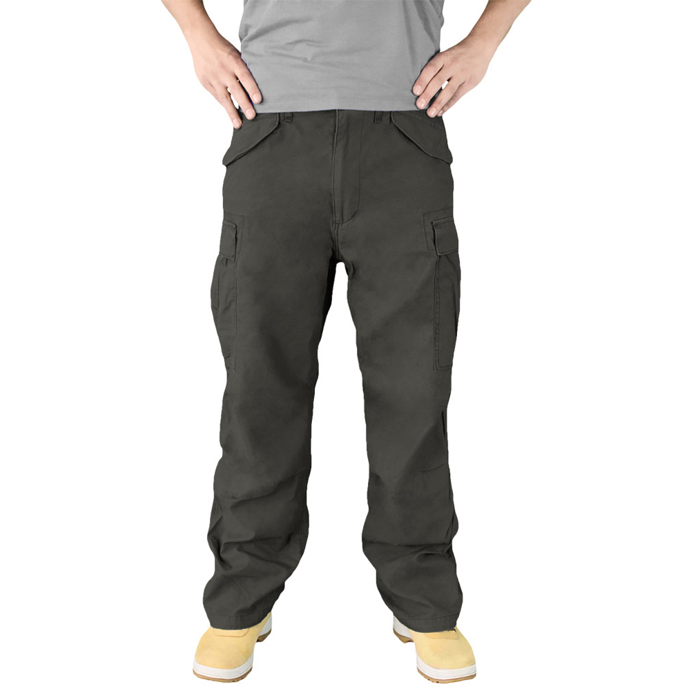 VINTAGE FATIGUES MENS COMBAT TROUSERS SURPLUS CARGO ARMY STYLE WORK