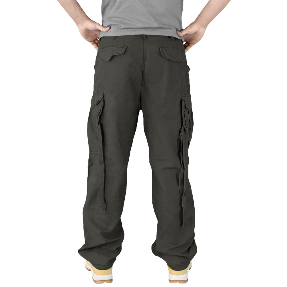 Vintage Fatigues Mens Combat Trousers Surplus Cargo Army Style Work