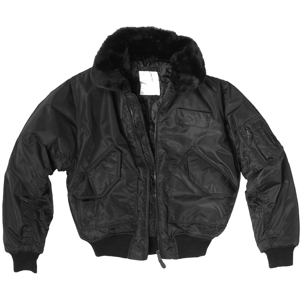 Black 2025 pilot jacket