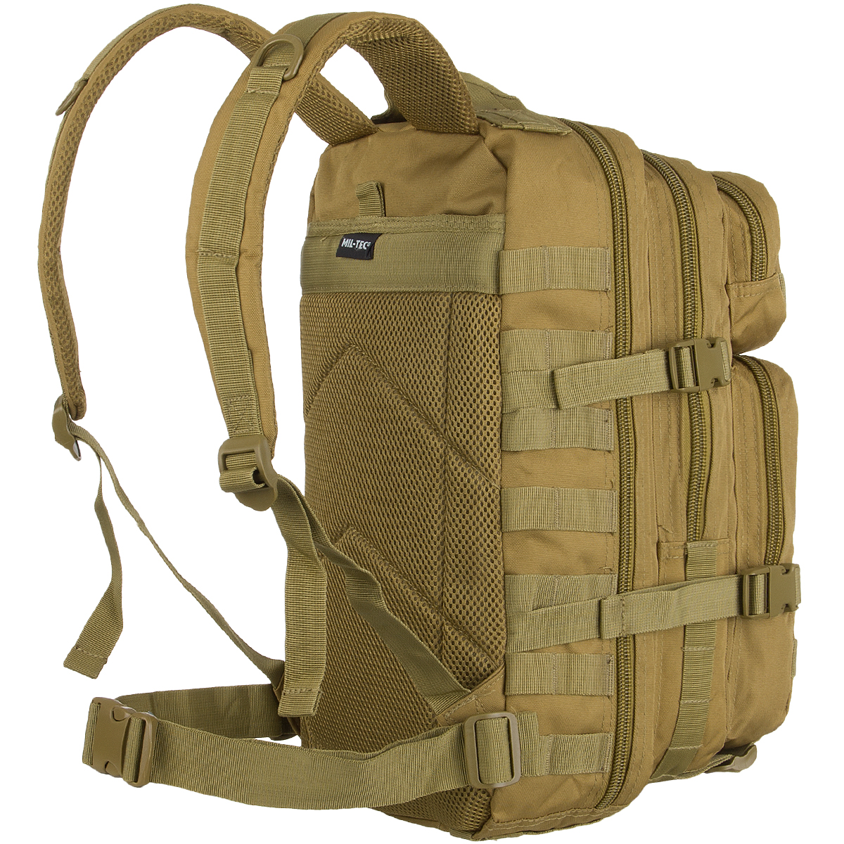 Patrol Combat Backpack Hiking MOLLE Rucksack Modular US Assault Pack 20L Coyote