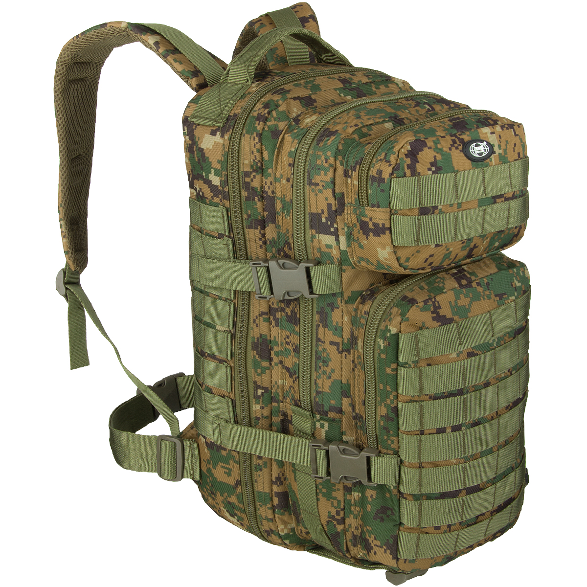 MFH Backpack Assault I Digital Woodland | Backpacks & Rucksacks ...