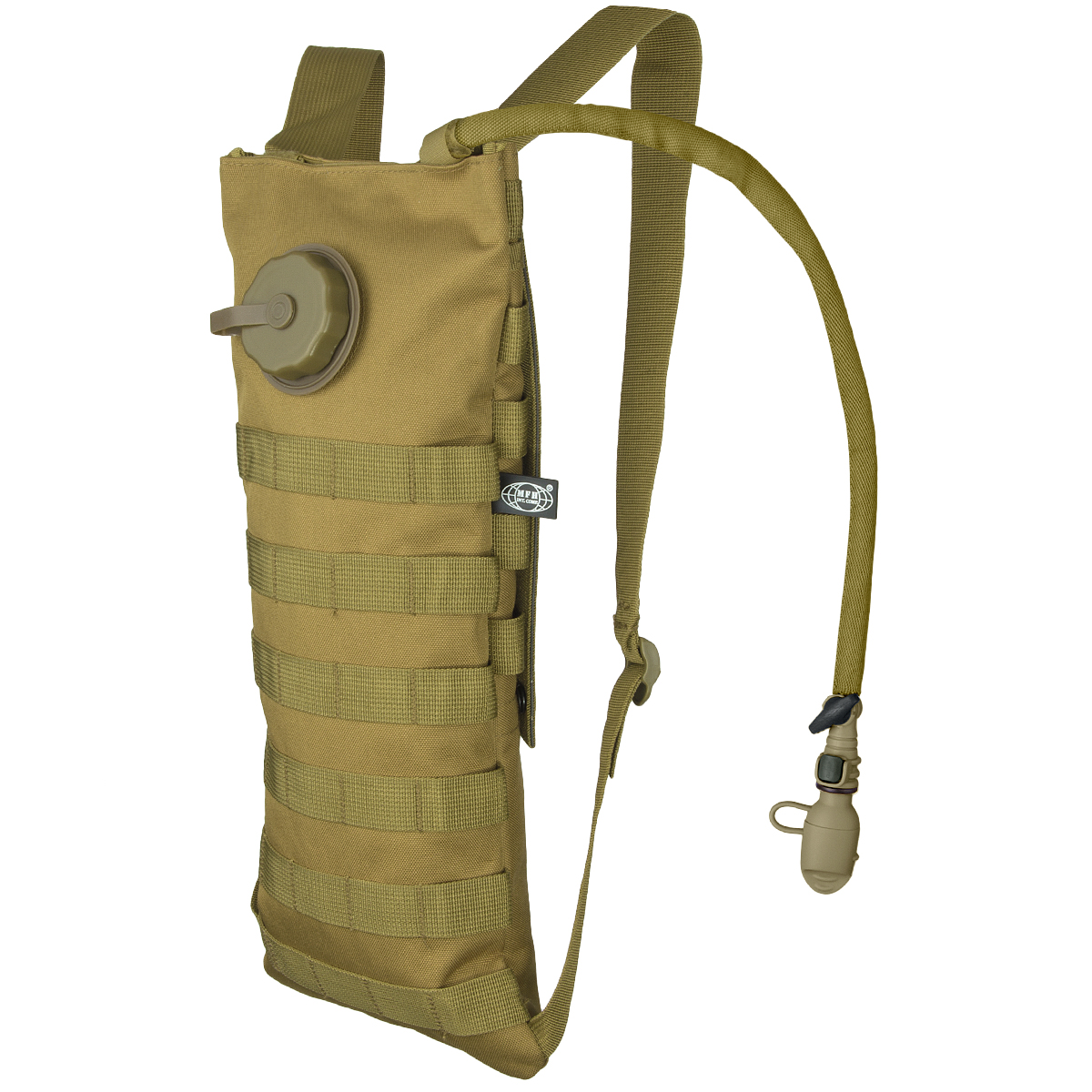 MFH Hydration Bladder and Carrier MOLLE Coyote Hydration Packs