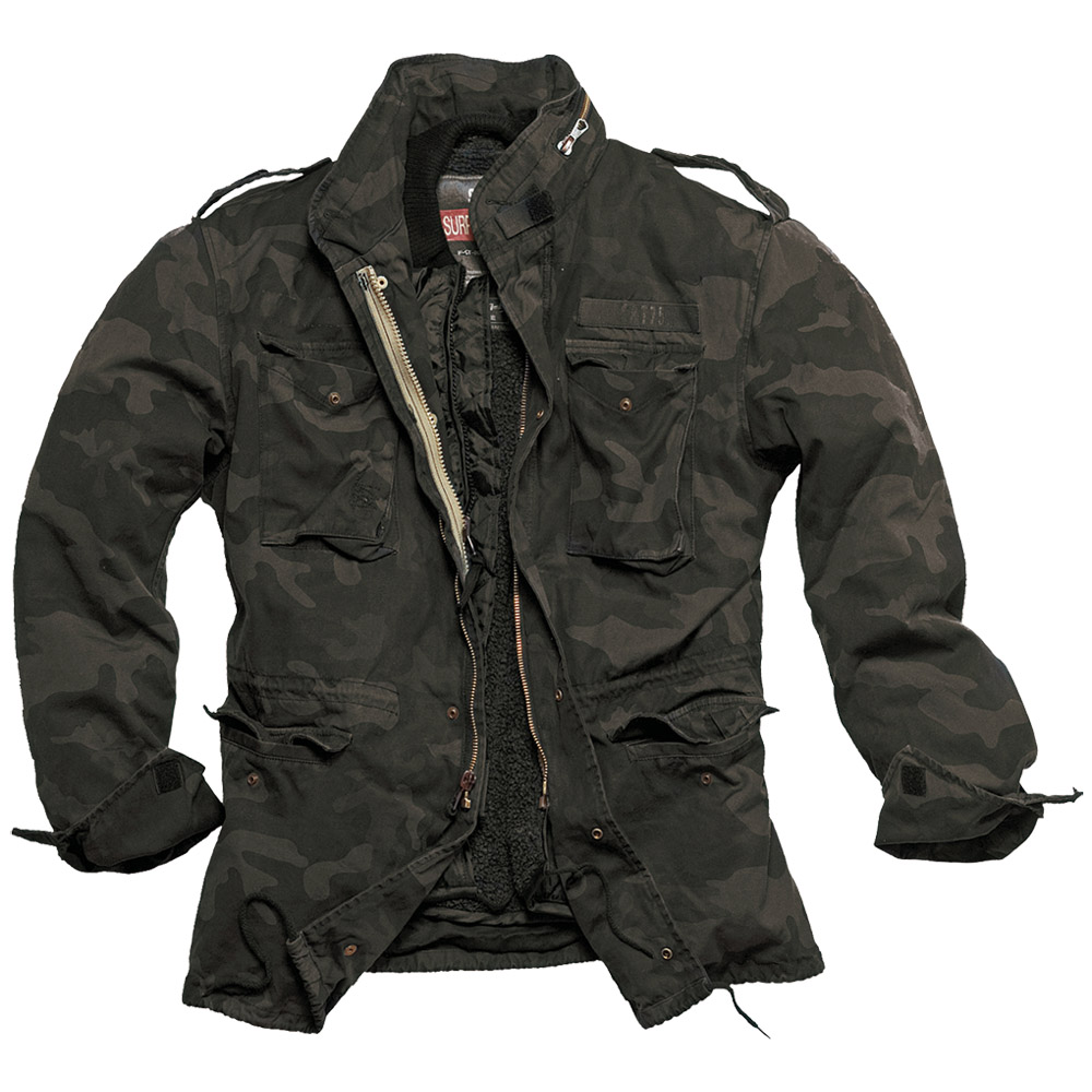 Surplus M65 Regiment Jacket Black Camo | M65 | Military 1st