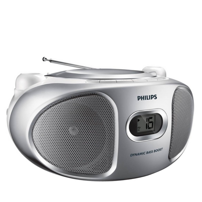 PHILIPS AZ105S/05 PORTABLE STEREO CD FM RADIO DYNAMIC BASS BOOST ...