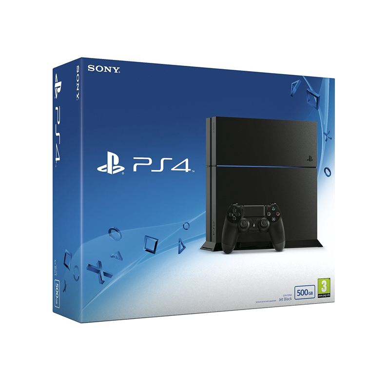 Sony CUH-1216A Playstation 4 PS4 Console 500GB HDD Jet Black Missing ...