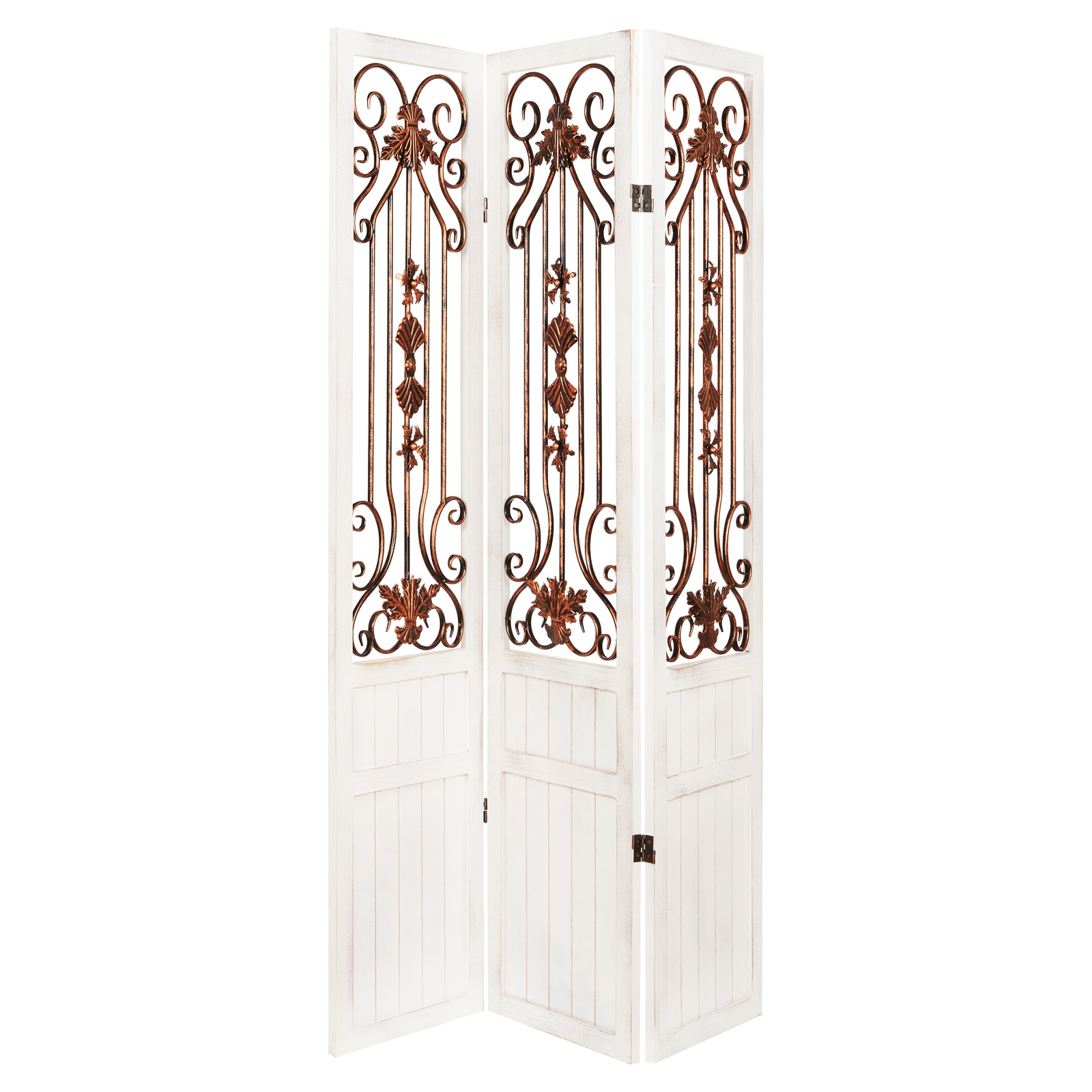 HARTLEYS 3 PANEL FRENCH RUSTIC/VINTAGE ROOM DIVIDER SEPARATOR/PRIVACY