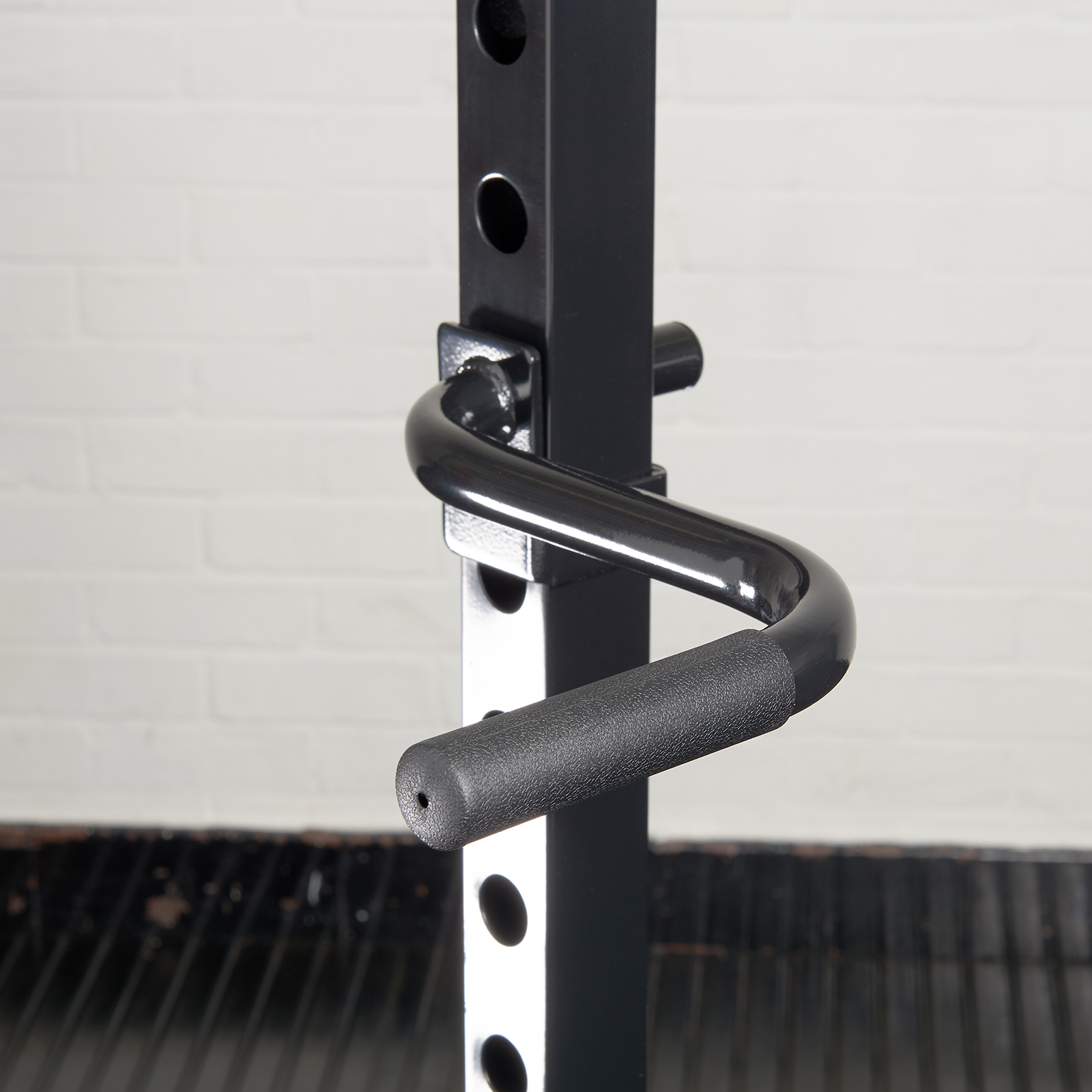 Mirafit 50mm Power Cage Rack Add On Dip Bars/Dipping Station Bar