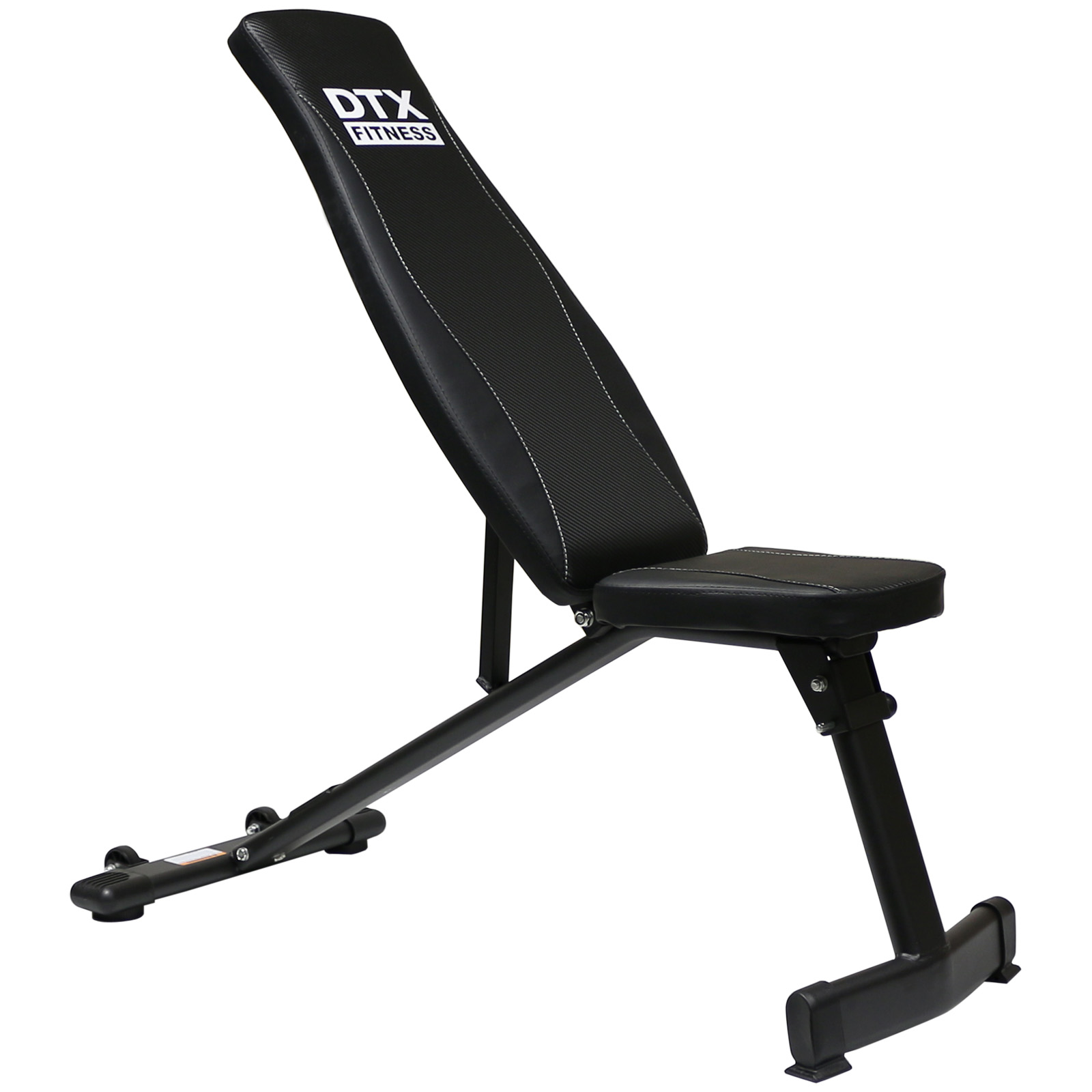 DTX Fitness Black Adjustable Foldable Dumbbell Weight Bench Gym Body