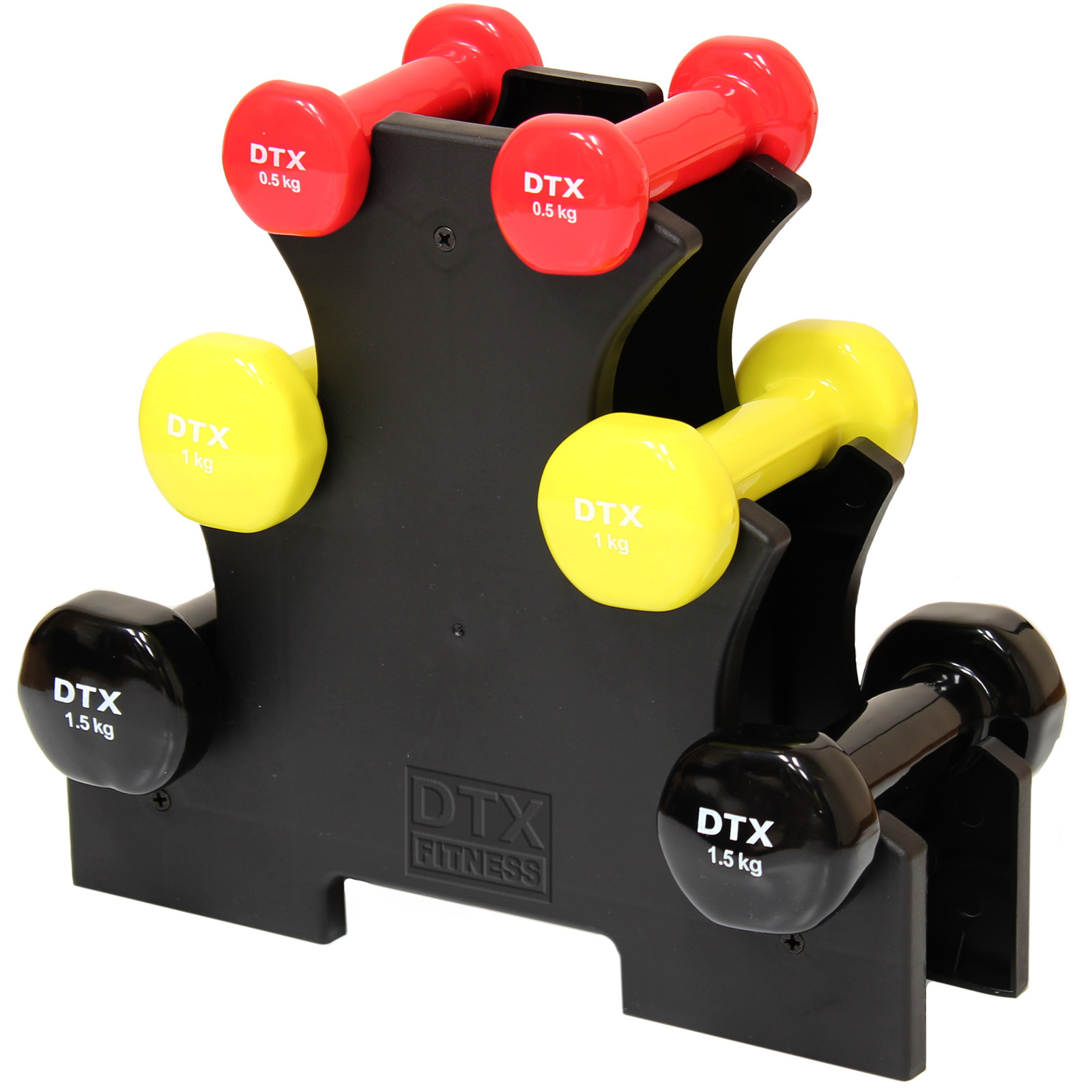 DTX Fitness Dumbbell Weight Storage Stand/Holder/Rack for Gym Dumbells