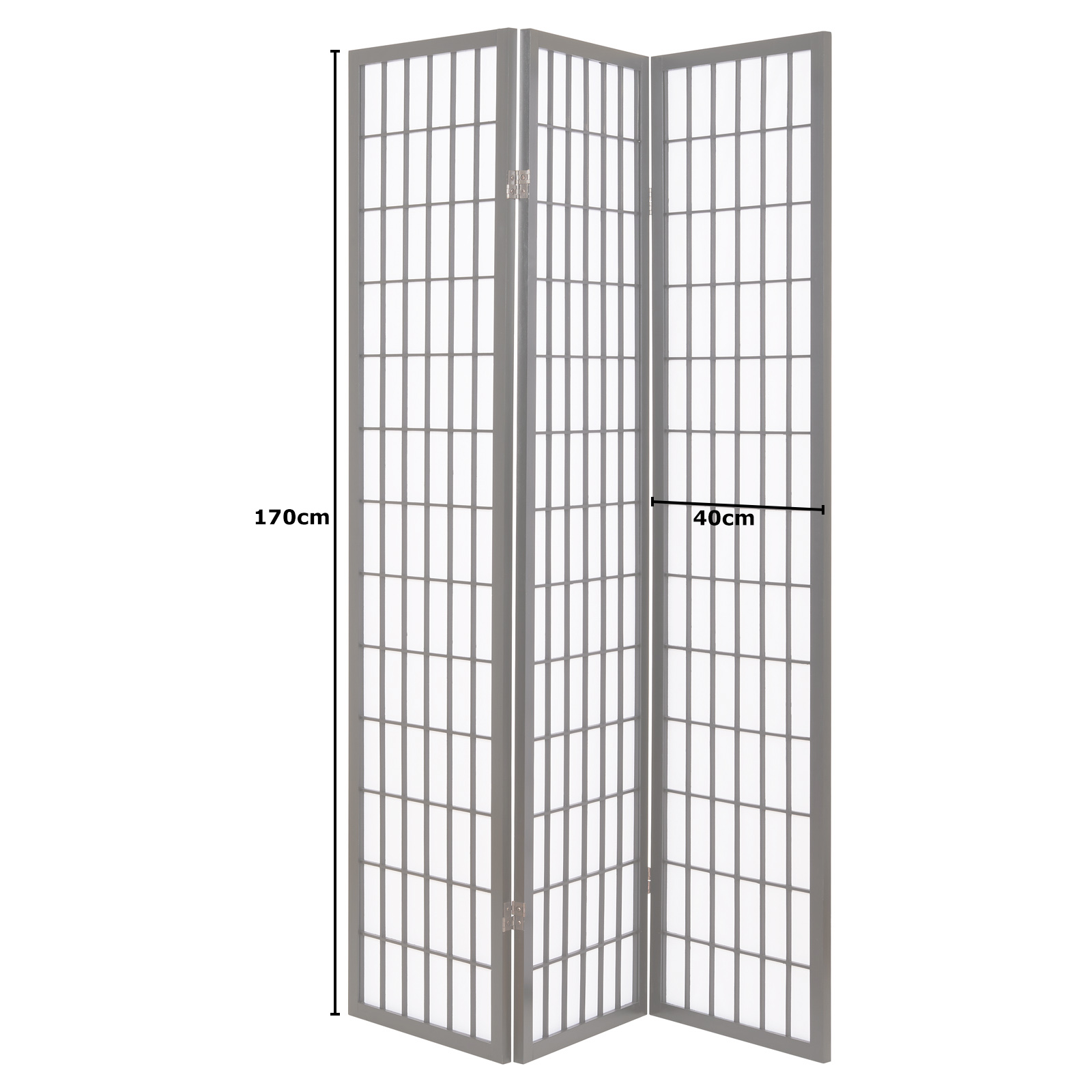 Hartleys 3/5 Panel Japanese Room Divider Oriental Shoji Privacy Screen