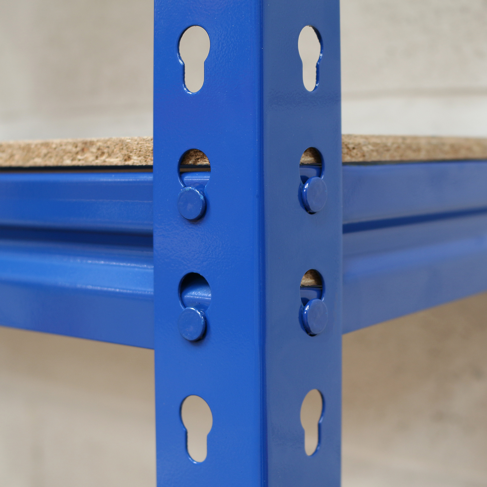 5 Tier Blue Heavy Duty Boltless Metal Storage Shelves/Warehouse Racking