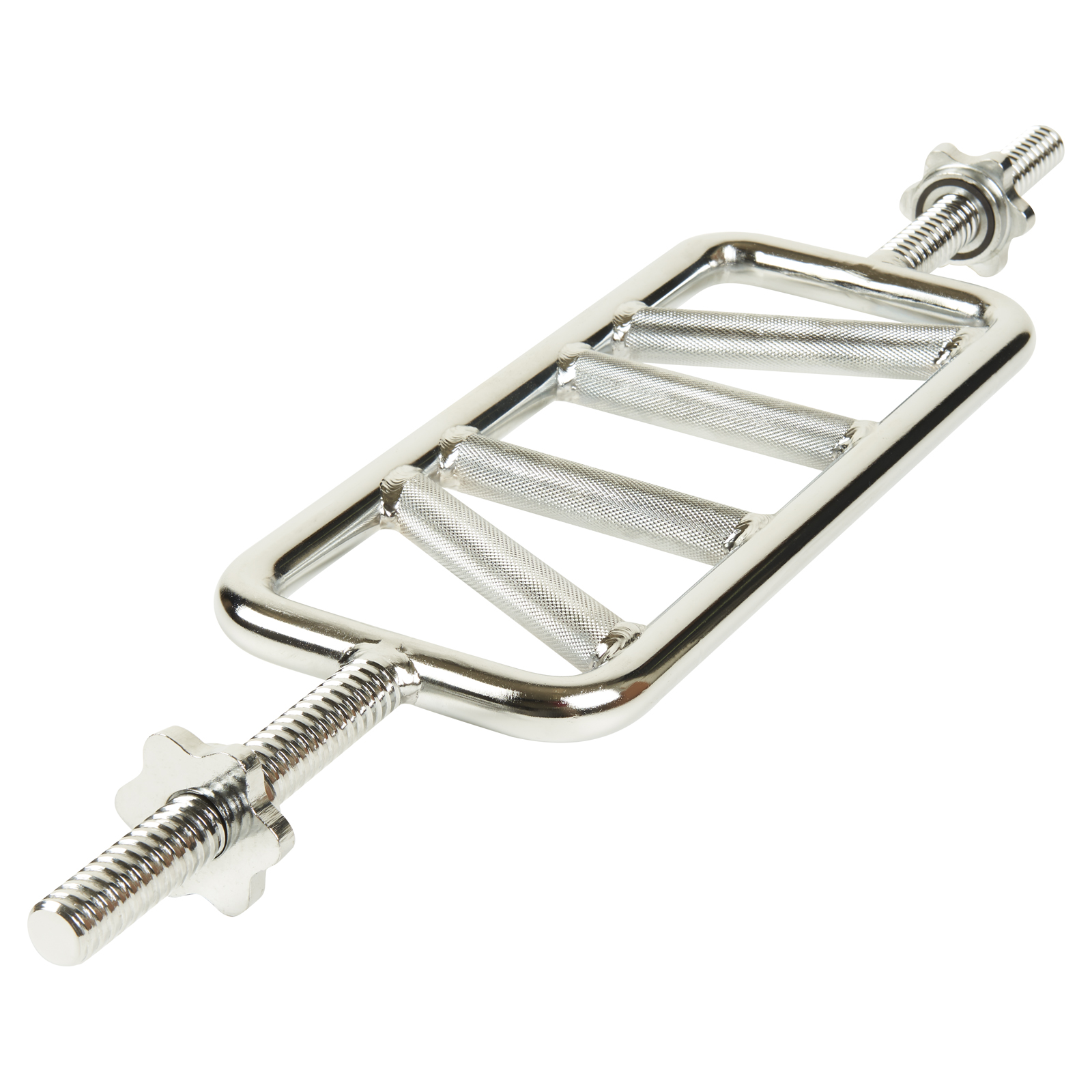 Mirafit 1" Standard Multi Grip Tricep Weight Bar with Spinlocks Hammer