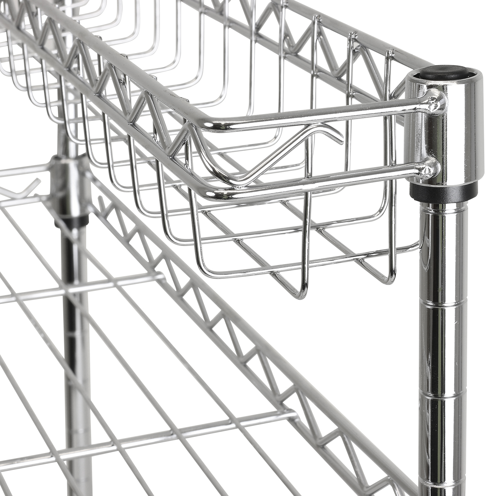 HARTLEYS KITCHEN COUNTER TOP 3 TIER WIRE STORAGE WORKTOP RACK/TIDY