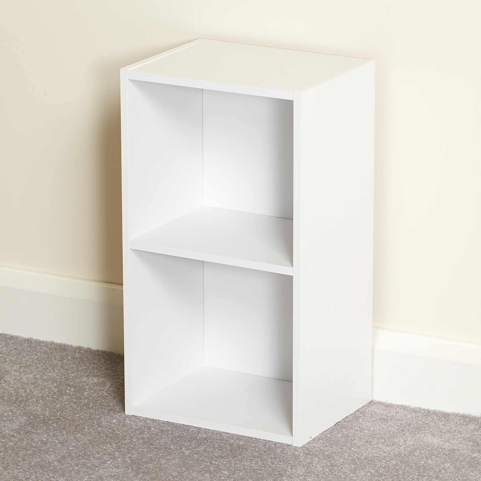 white box shelves