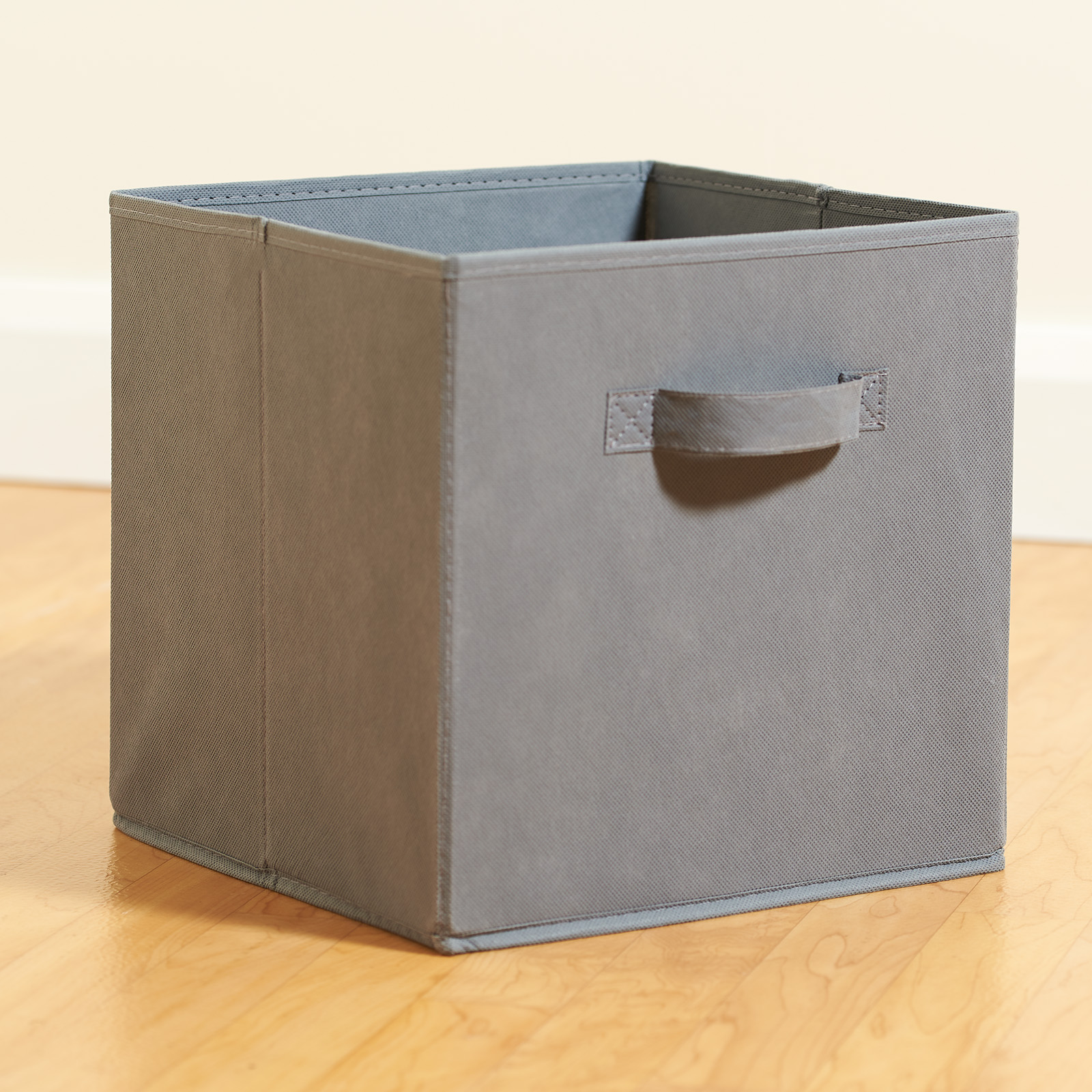 HARTLEYS SQUARE FOLDABLE FABRIC/CANVAS STORAGE BOX TIDY SHELF/DRAWER