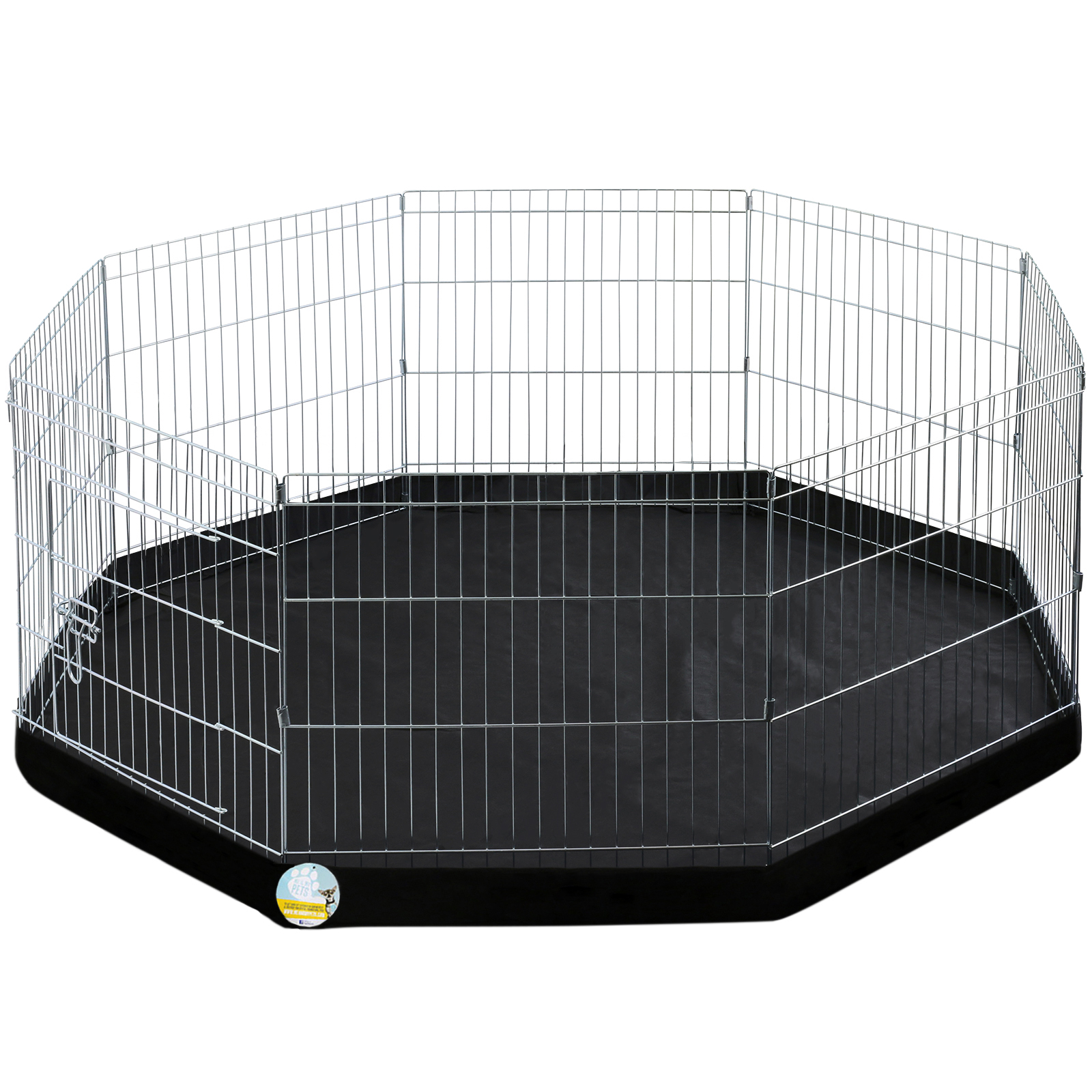 ME & MY PETS MEDIUM FOLDING PLAYPEN CAGE & FLOOR MAT DOG/PUPPY/RABBIT