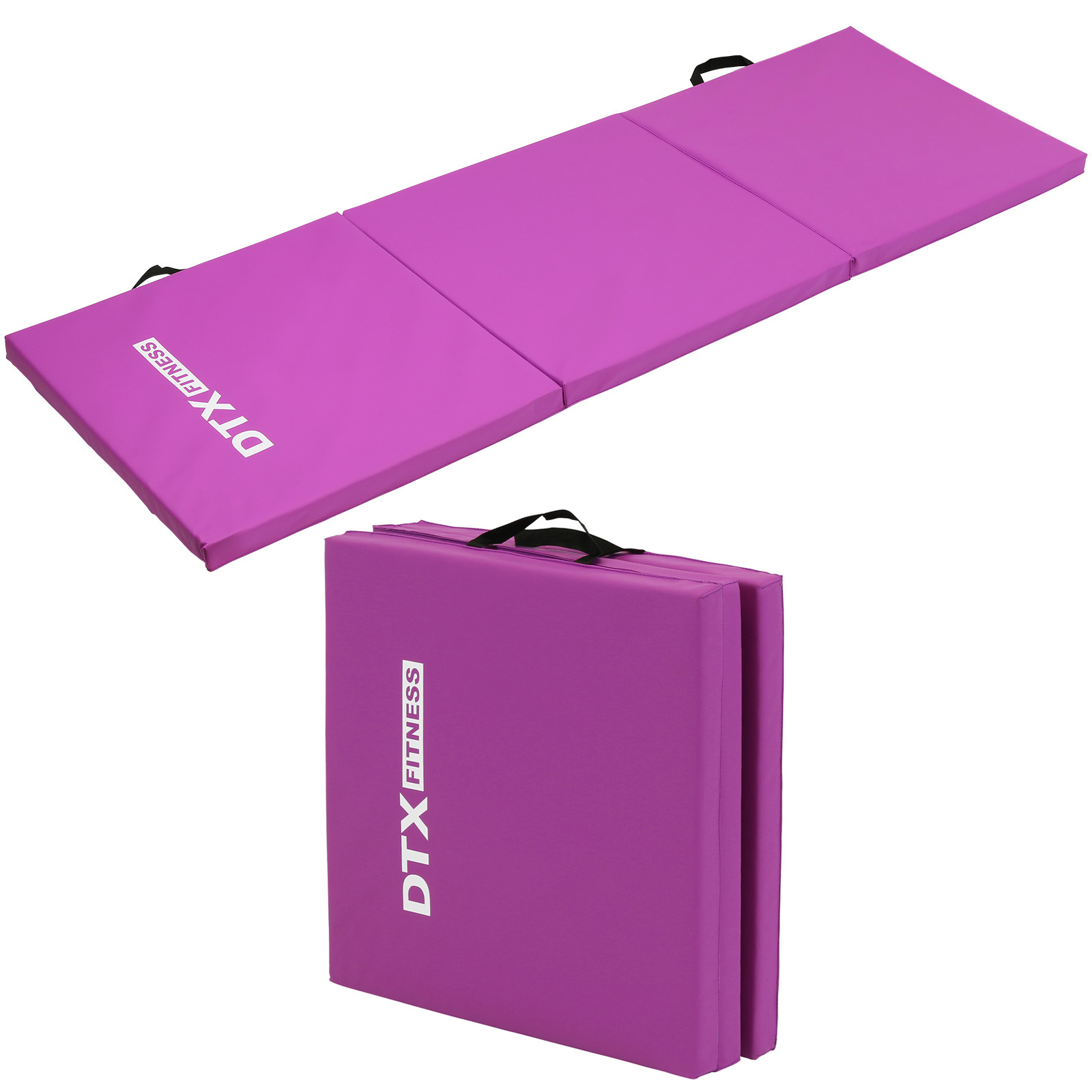 DTX Fitness Folding 6ft Exercise Mat Yoga/Pilates/Gym Class Workout