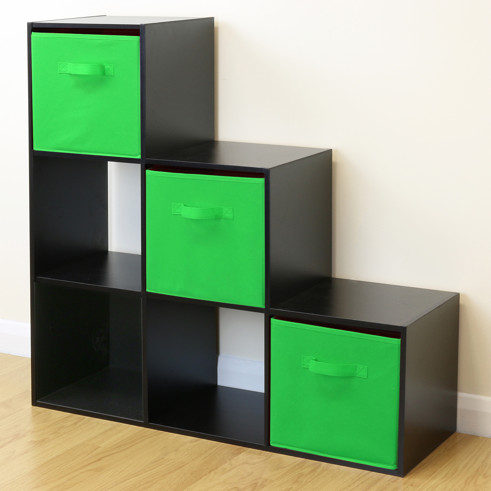 Black Toy Storage Unit Designs Black 6 Cube Kids Toy Storage Unit Girls Boys Bedroom Shelves