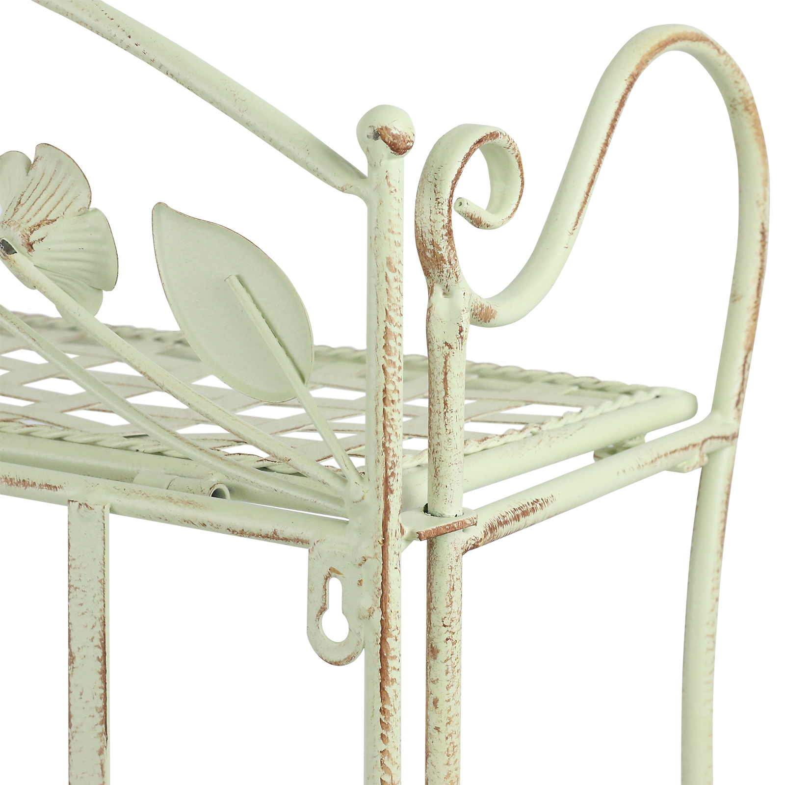hartleys 2 tier shabby chic home bathroom shelf unit wall mounted storage rack ebay hartleys 2 tier shabby chic home bathroom shelf unit wall mounted storage rack ebay