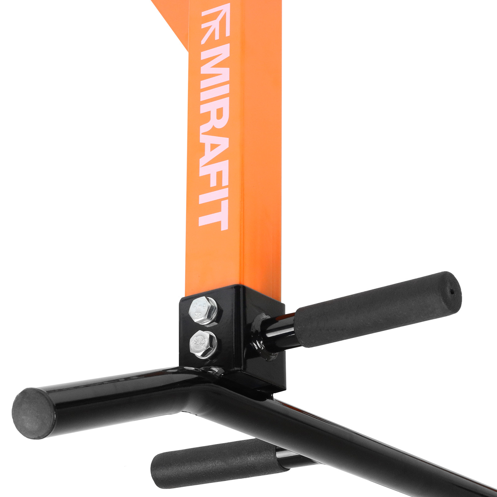 Mirafit Orange 3 Position Ceiling Mount Pull/Chin Up Bar Home Workout