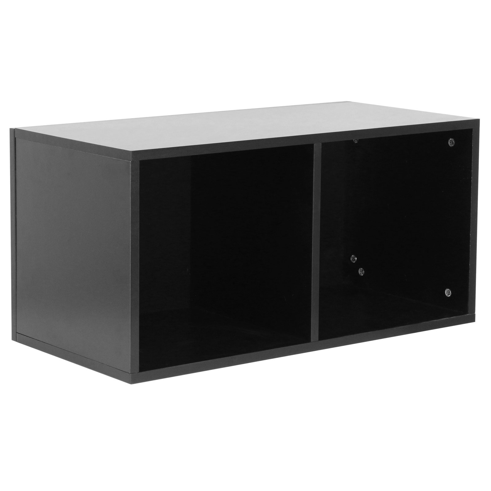 Hartleys Black Vinyl LP Music Record Storage Box Cube Case DJ Studio