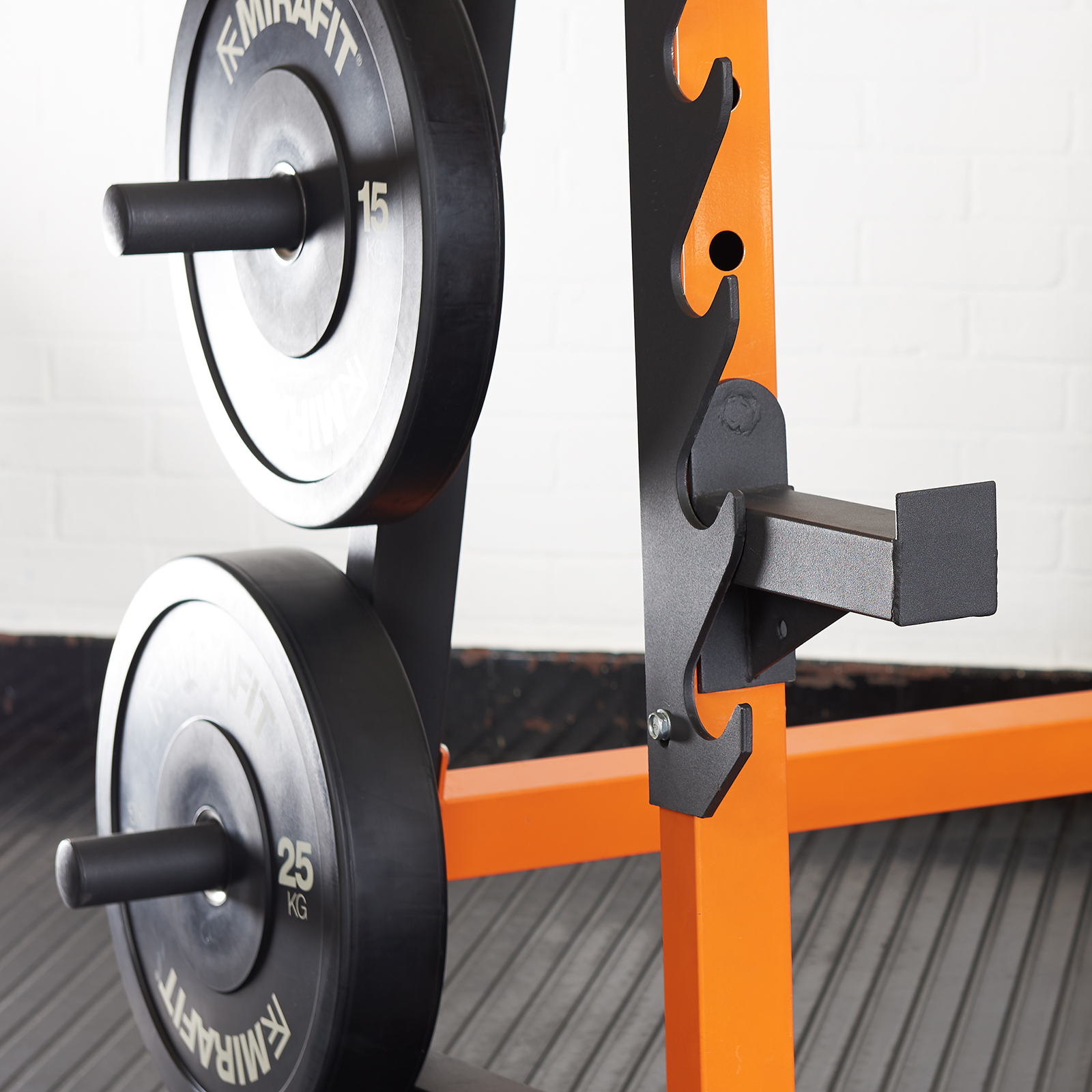 Mirafit M2 Heavy Duty Walk In Squat Rack with Spotters Weight Lifting