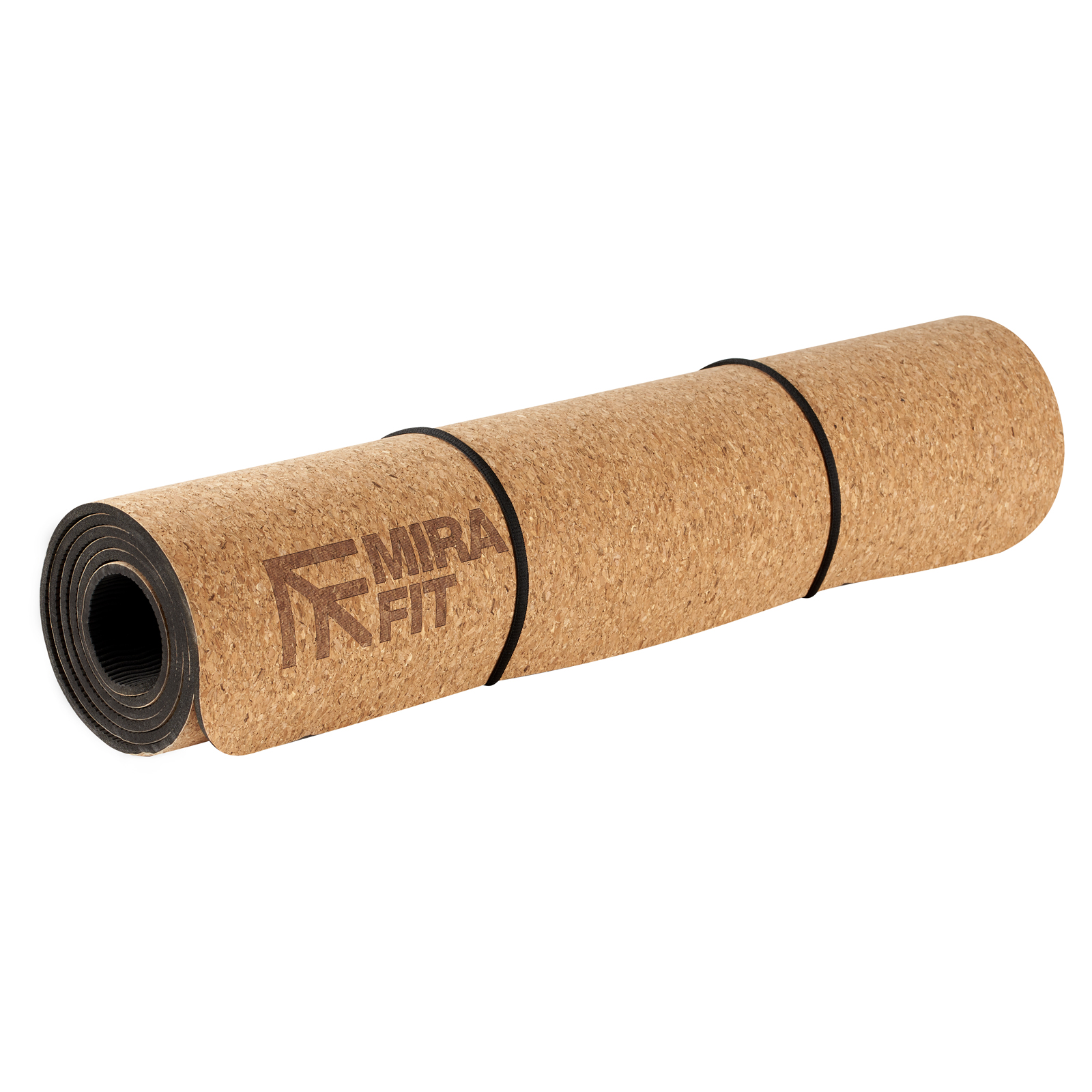 Mirafit 6mm Non Slip Natural Cork Yoga Pilates Ab Exercise Floor