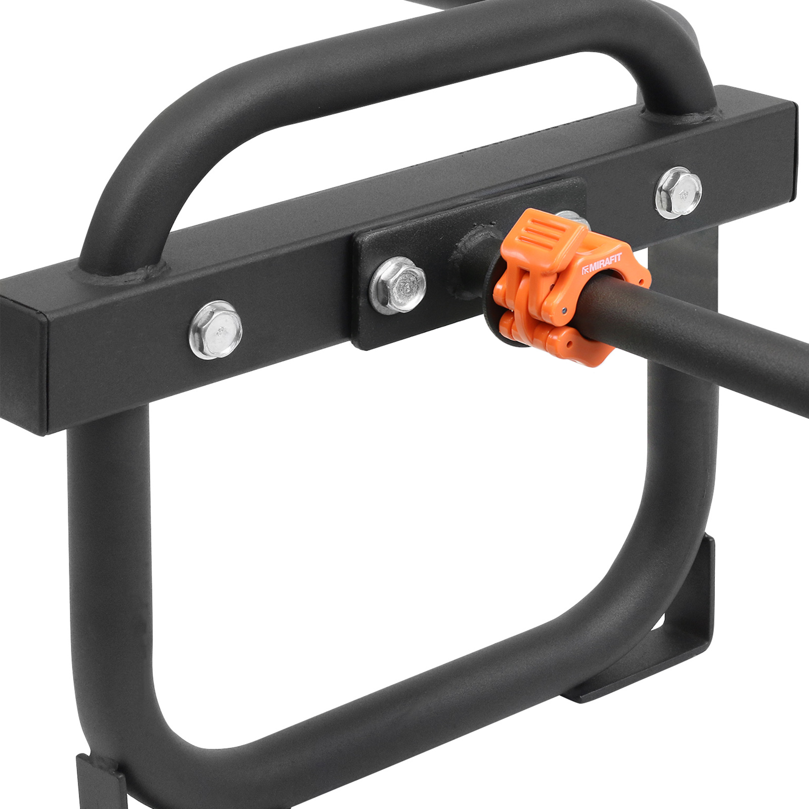 Mirafit 1" Standard Shrug Bar & Collars Deadlift/Hex/Trap/Farmers Walk