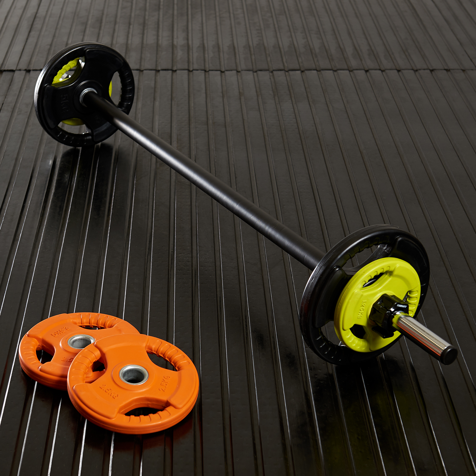 Mirafit 20kg Studio Pump Weights & Barbell Rep Set Aerobic Body