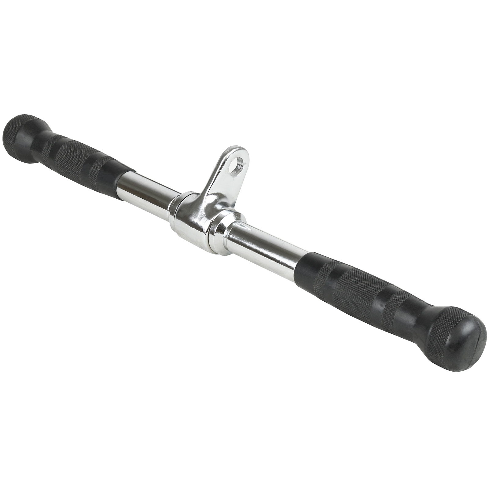 Mirafit Revolving Straight Curl Bar & Grips Cable Pull Down Attachment