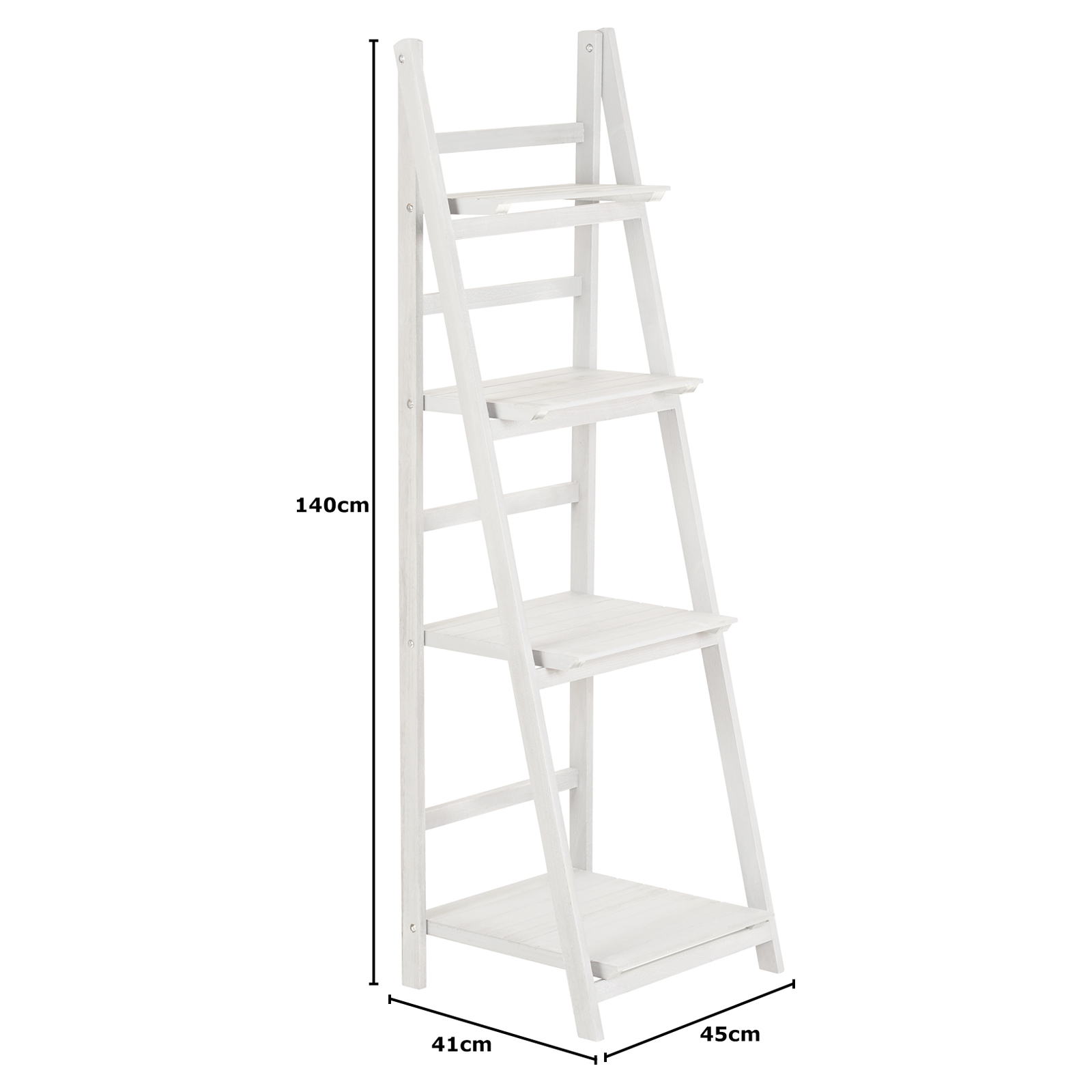 Home Furniture Diy Bookcases Shelving Storage Furniture Hartleys Grey 4 Tier Folding Ladder Storage Home Display Shelf Bedroom Bathroom Mtmstudioclub Com