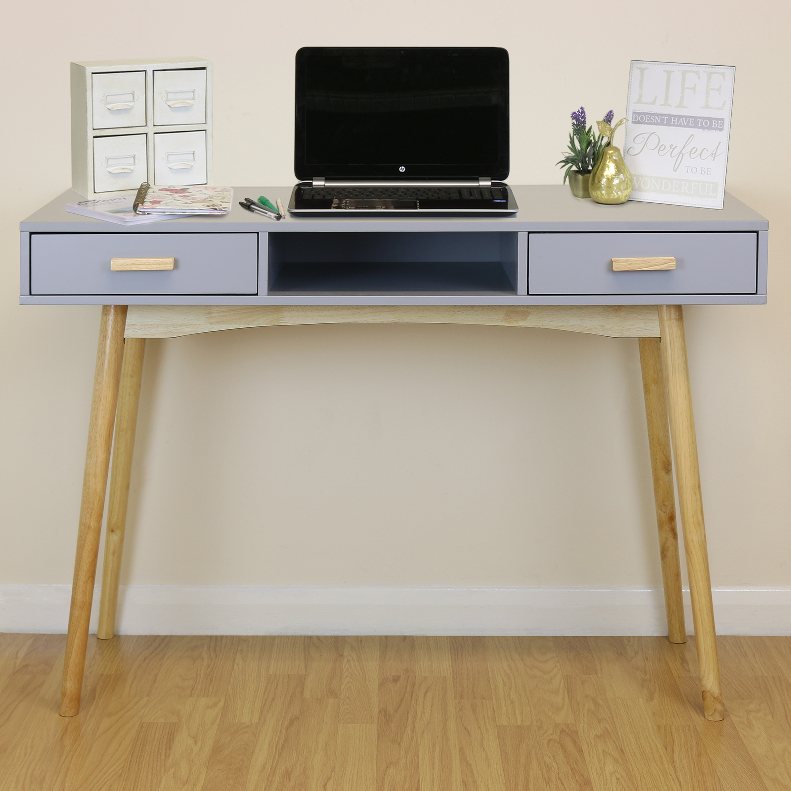 Grey Bedroom Dressing Table Makeup Vanity Home Office Desk Sentinel Grey Bedroom Dressing Table Makeup Vanity Home Office Desk Exdisplay 093