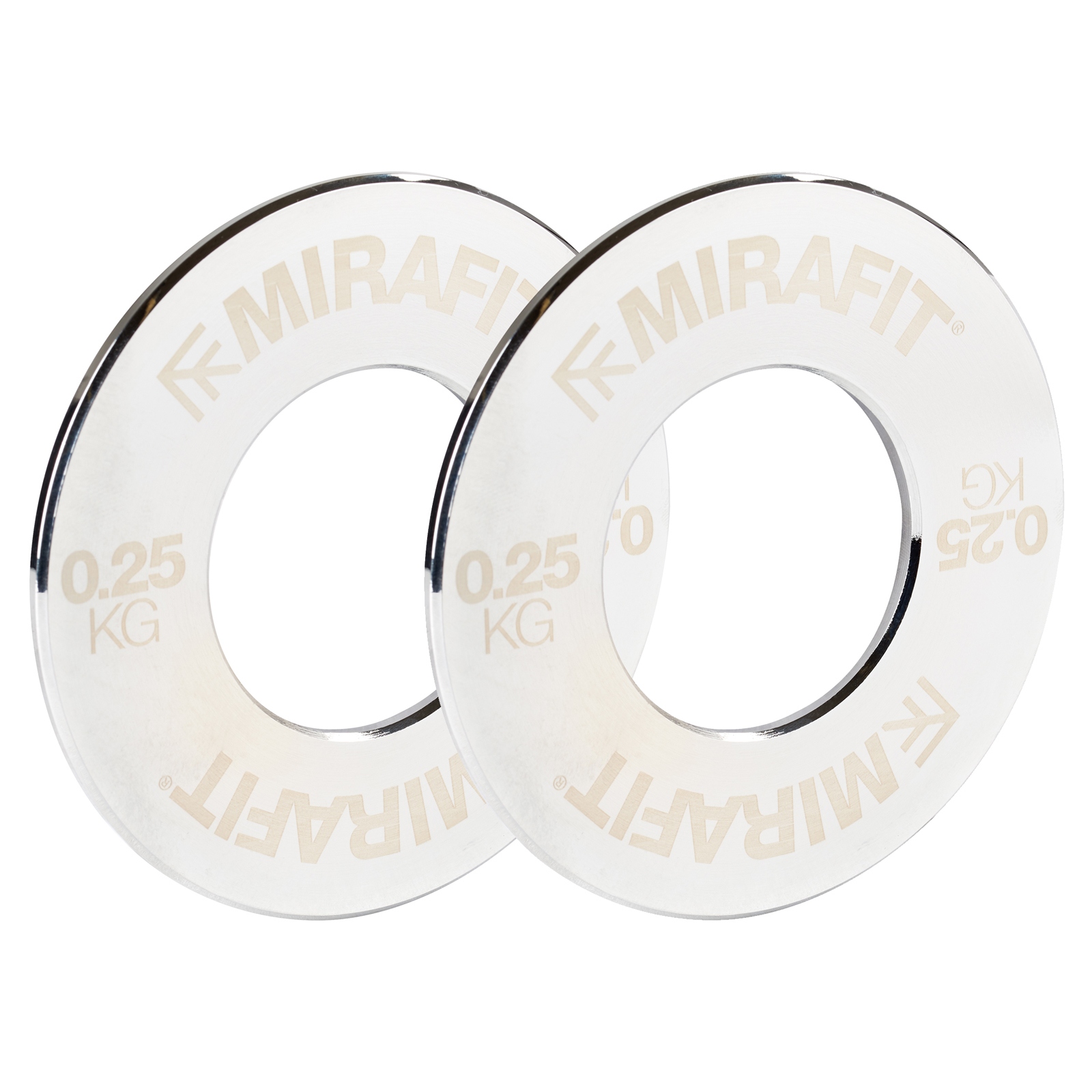 Mirafit Olympic Fractional Weight Plates Set IWF Size 0.25kg 0.5kg 0