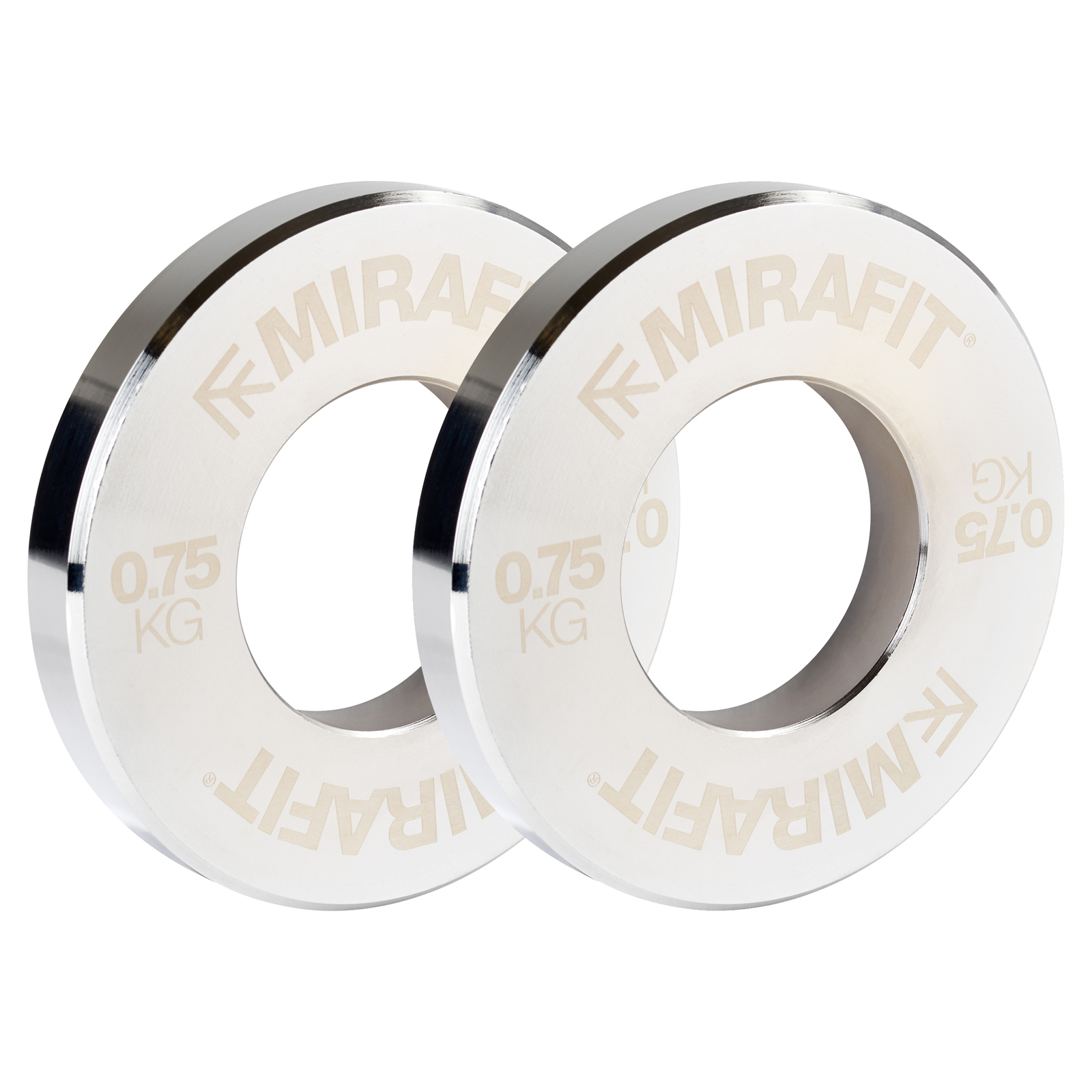 Mirafit Olympic Fractional Weight Plates Set IWF Size 0.25kg 0.5kg 0