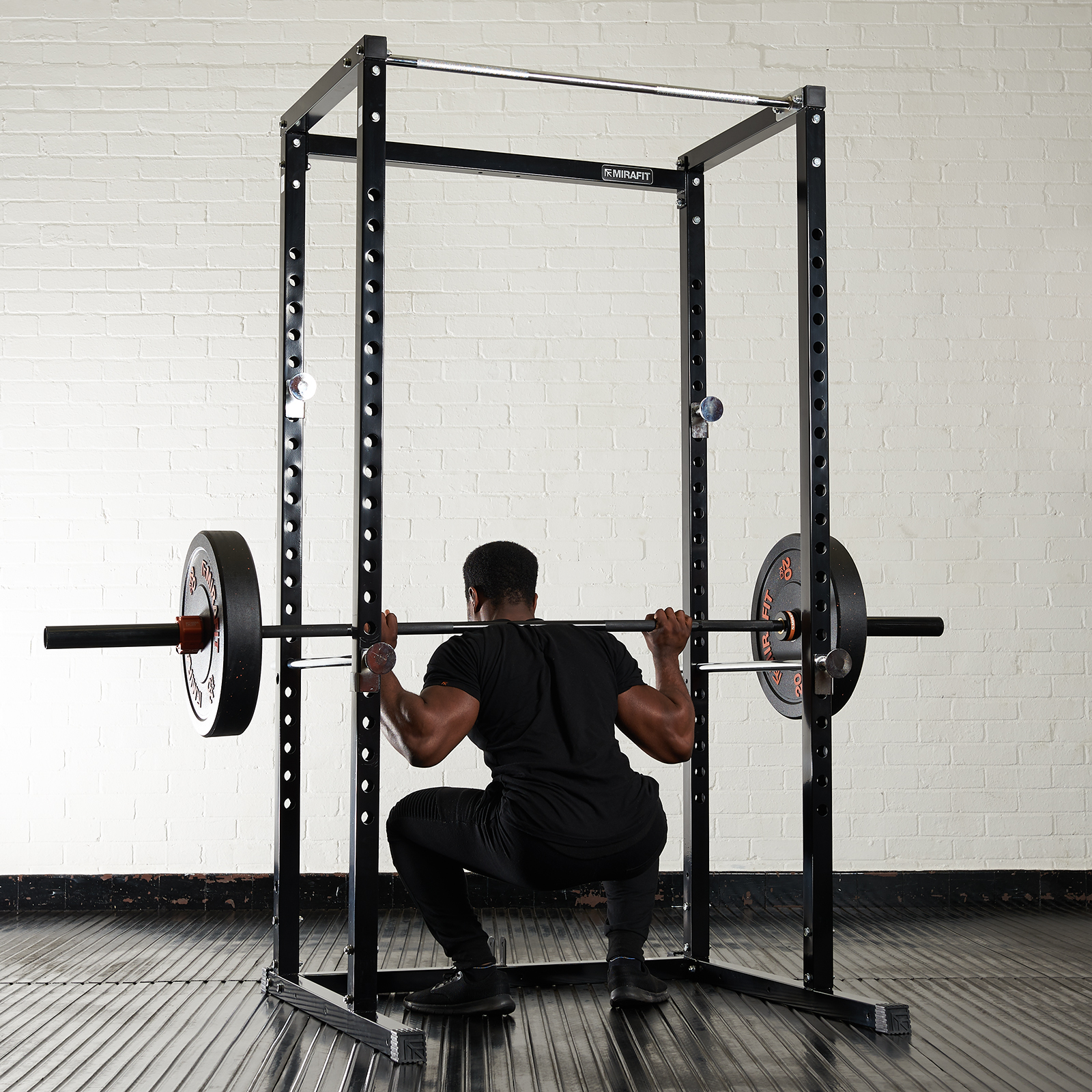 Mirafit Barbell Safety Spotter Arms/Bars Weight Lifting Power Cage/Rack