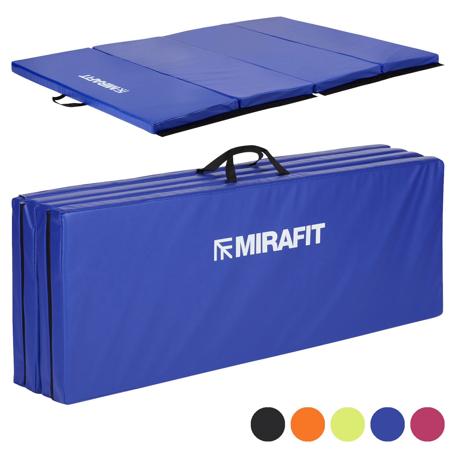 Mirafit Large 6ft Pieghevole Palestra Tappeto Esercizi Ginnastica