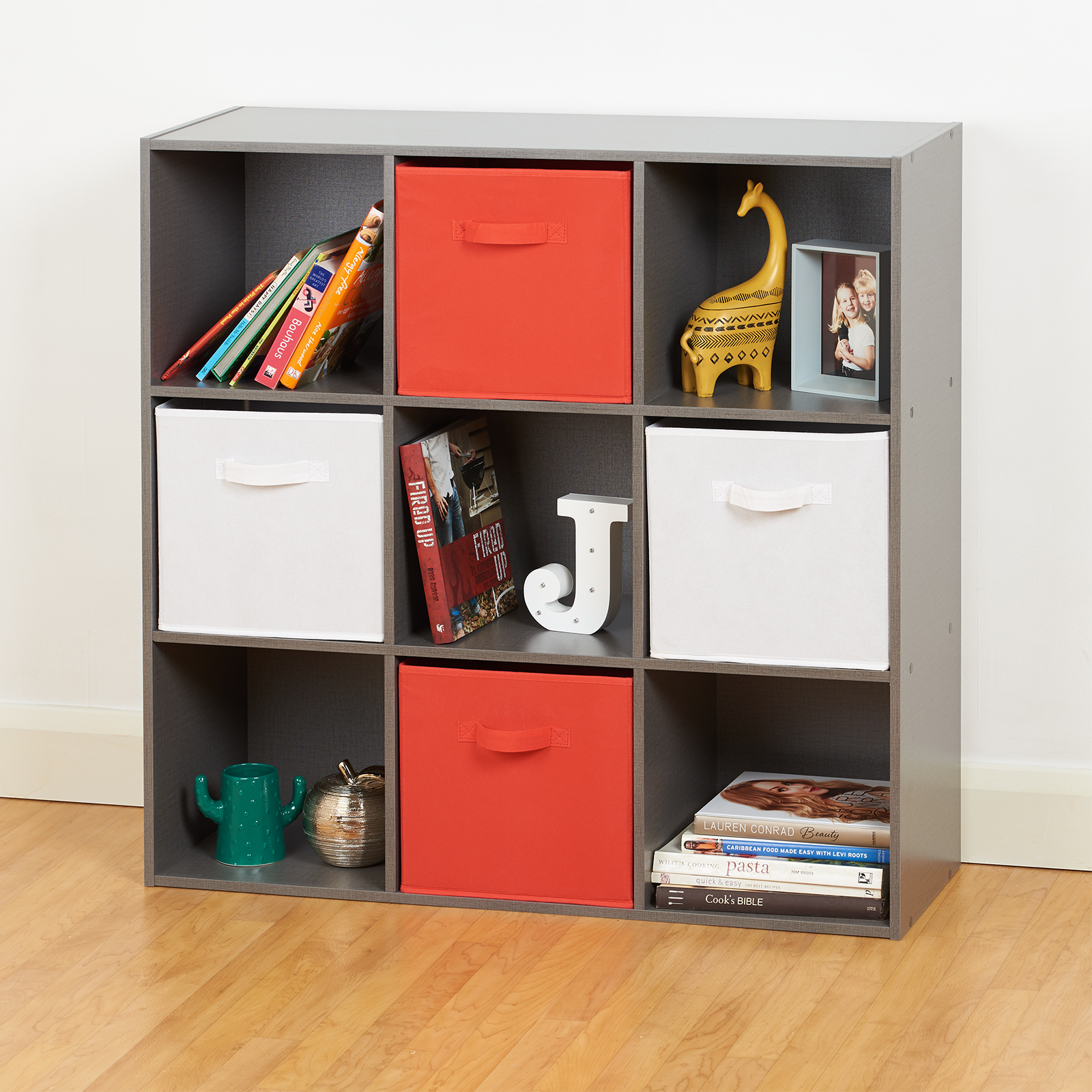GODNECE Schubladenbox Holz Schubladen Organizer B/üro Holz-2 Schubladen