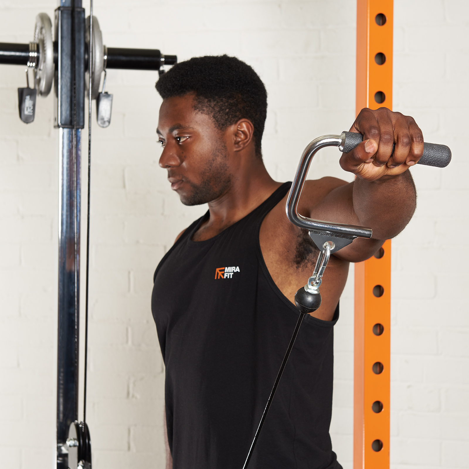 Mirafit Lateral Raise Cable Attachment Multi Gym Lat Bar Handle Body