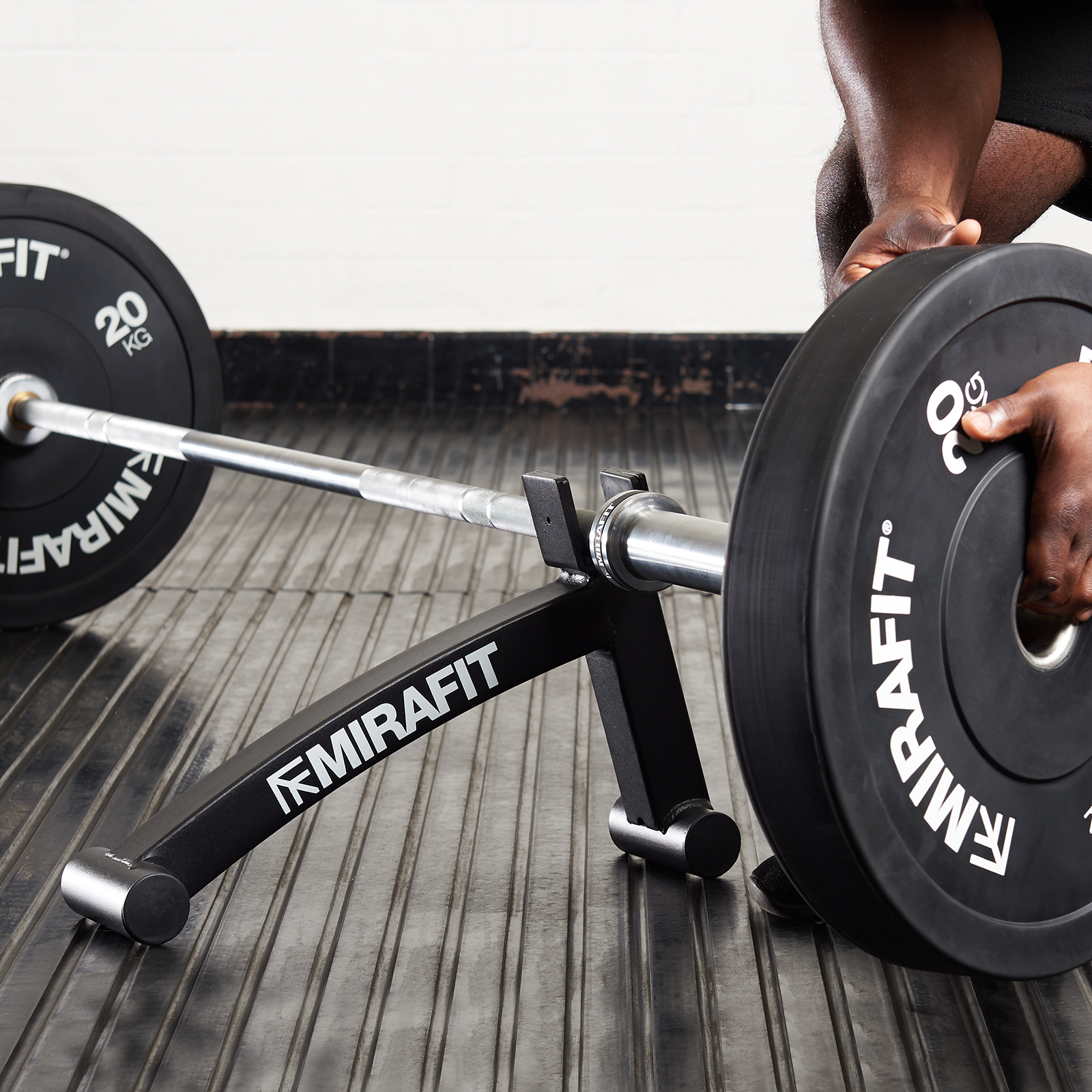 Mirafit Gen II Barbell Bar Jack Lift Wedge Weight Lifting Dead Plate Disc Lifter 5051990765788